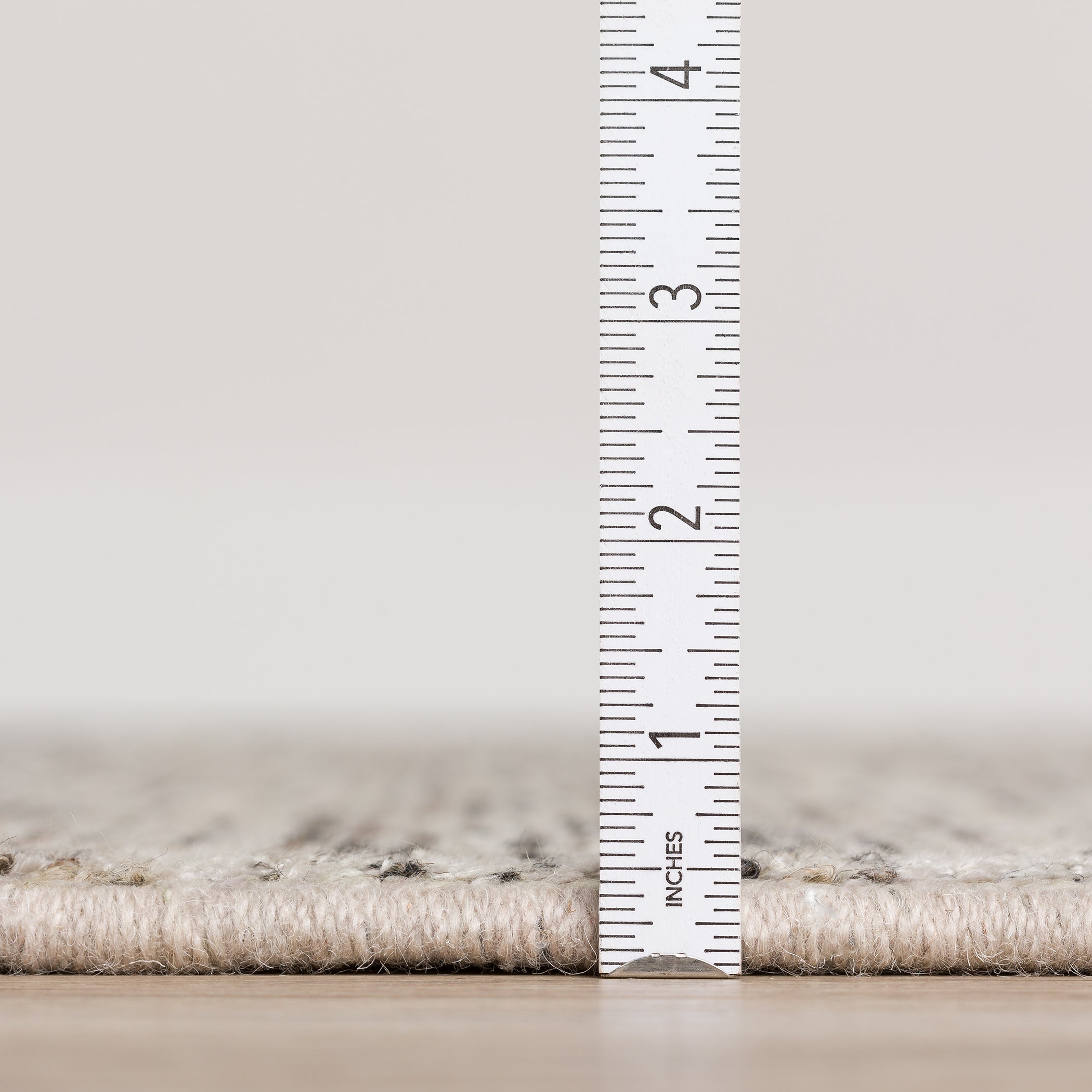 Transitional AC1 Ebony Black Wool Rug 2' x 3' #shape_Rectangle