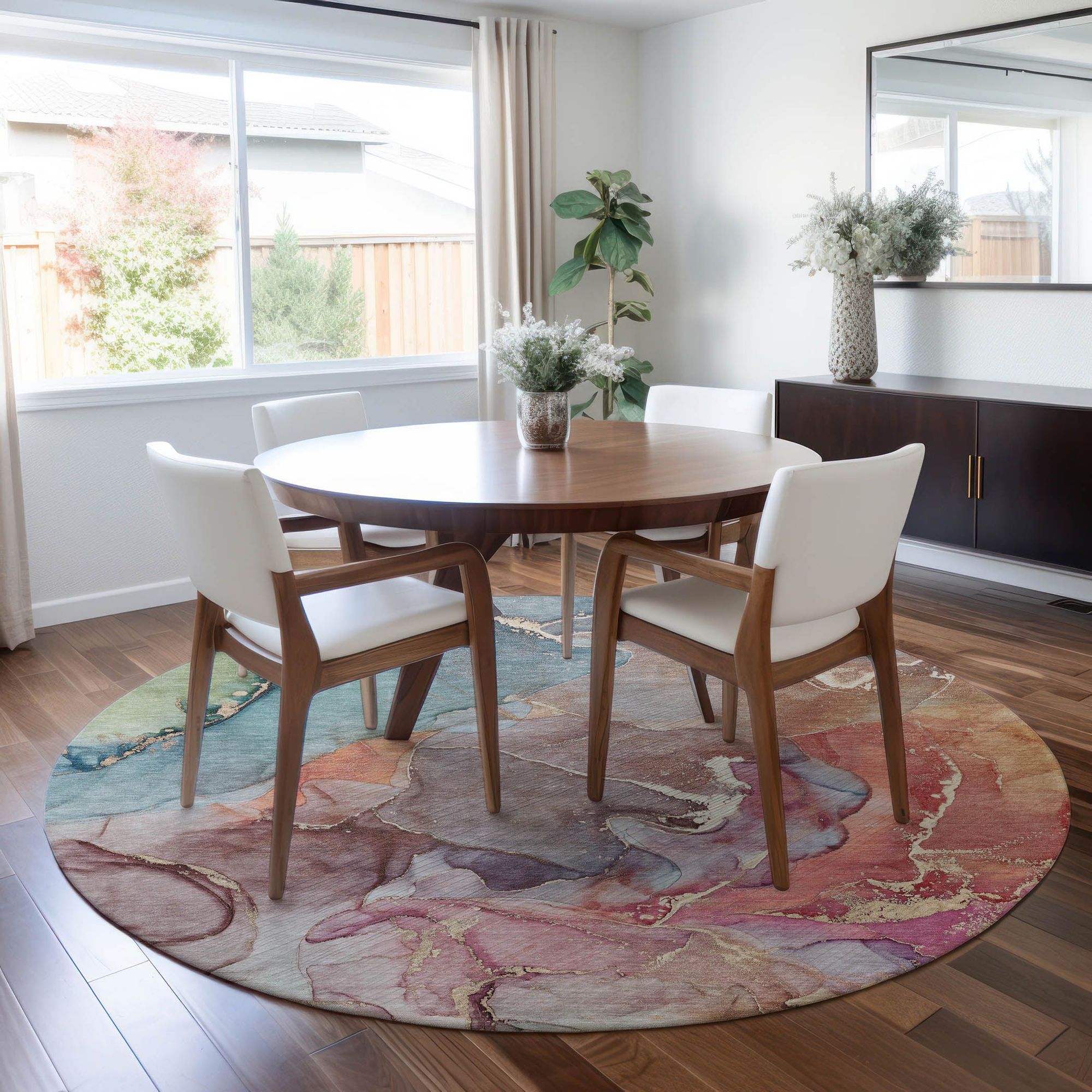 Machine Made ACN500 Blue  Rugs 
