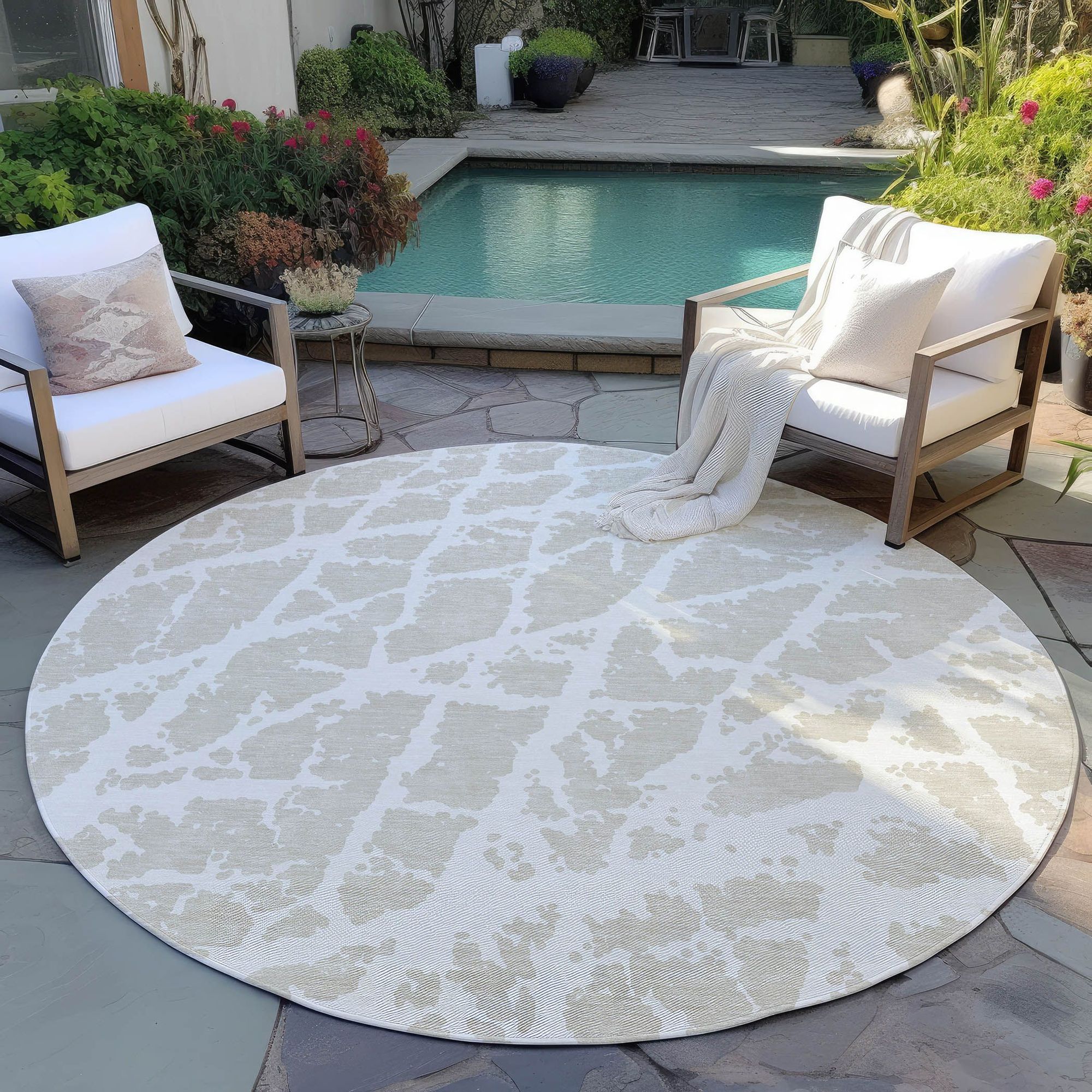 Machine Made ACN501 Beige Brown Rugs #color_beige brown
