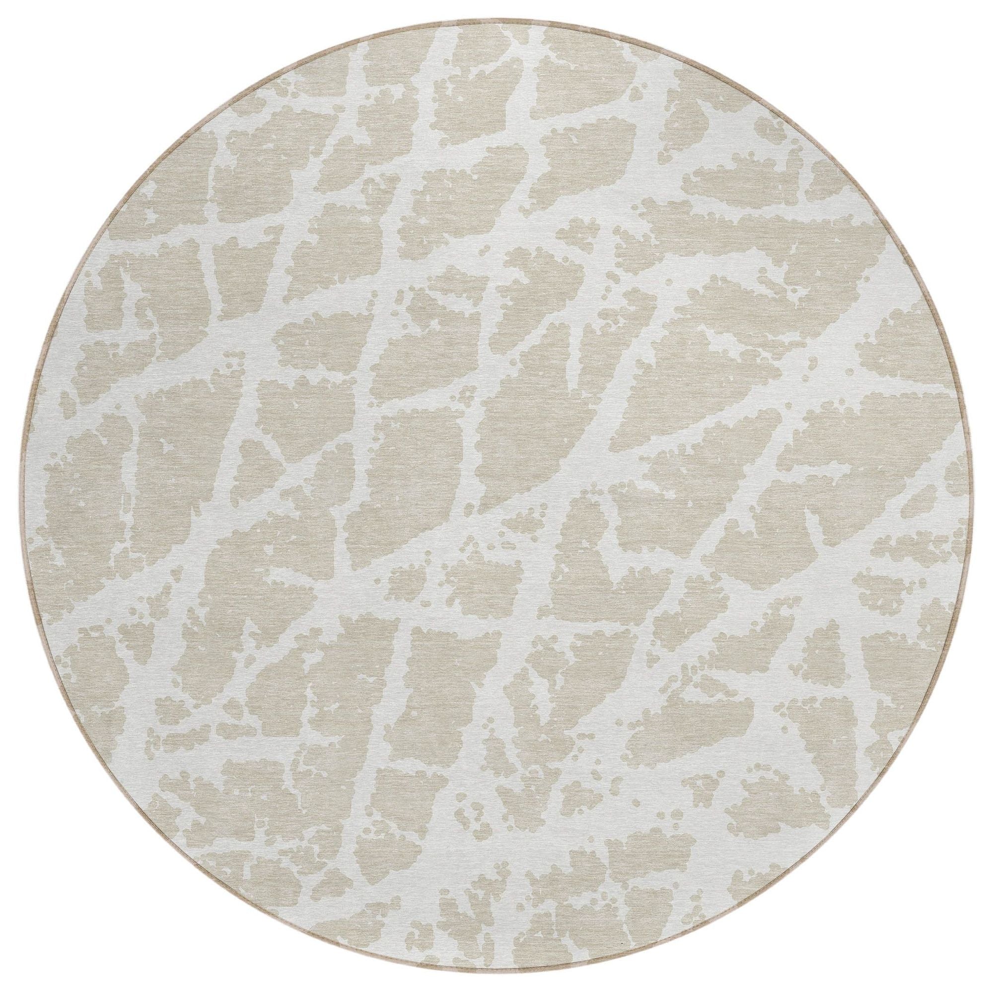 Machine Made ACN501 Beige Brown Rugs #color_beige brown