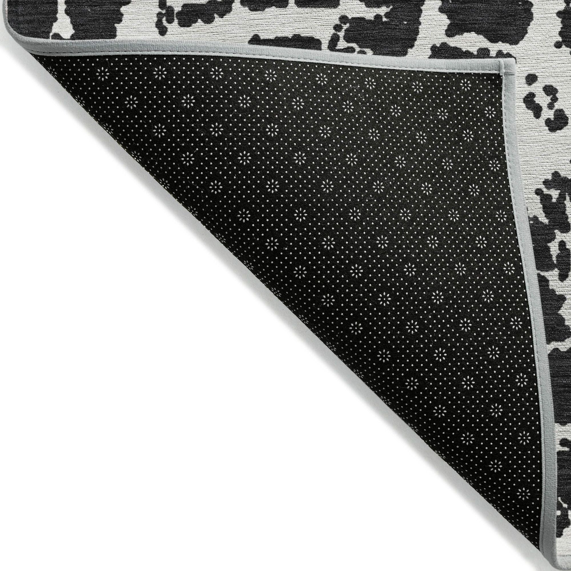 Machine Made ACN501 Black  Rugs 