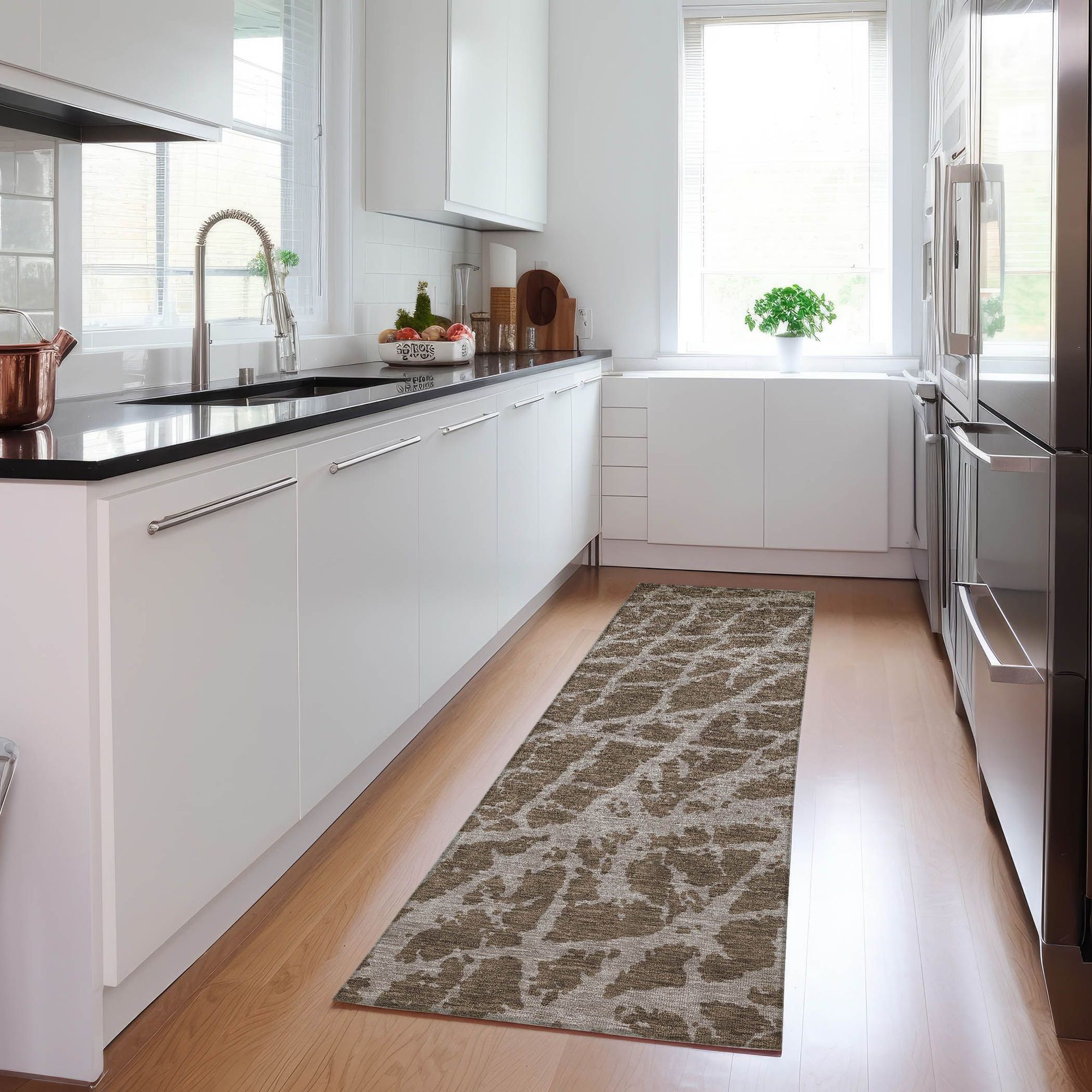 Machine Made ACN501 Brown  Rugs #color_brown 
