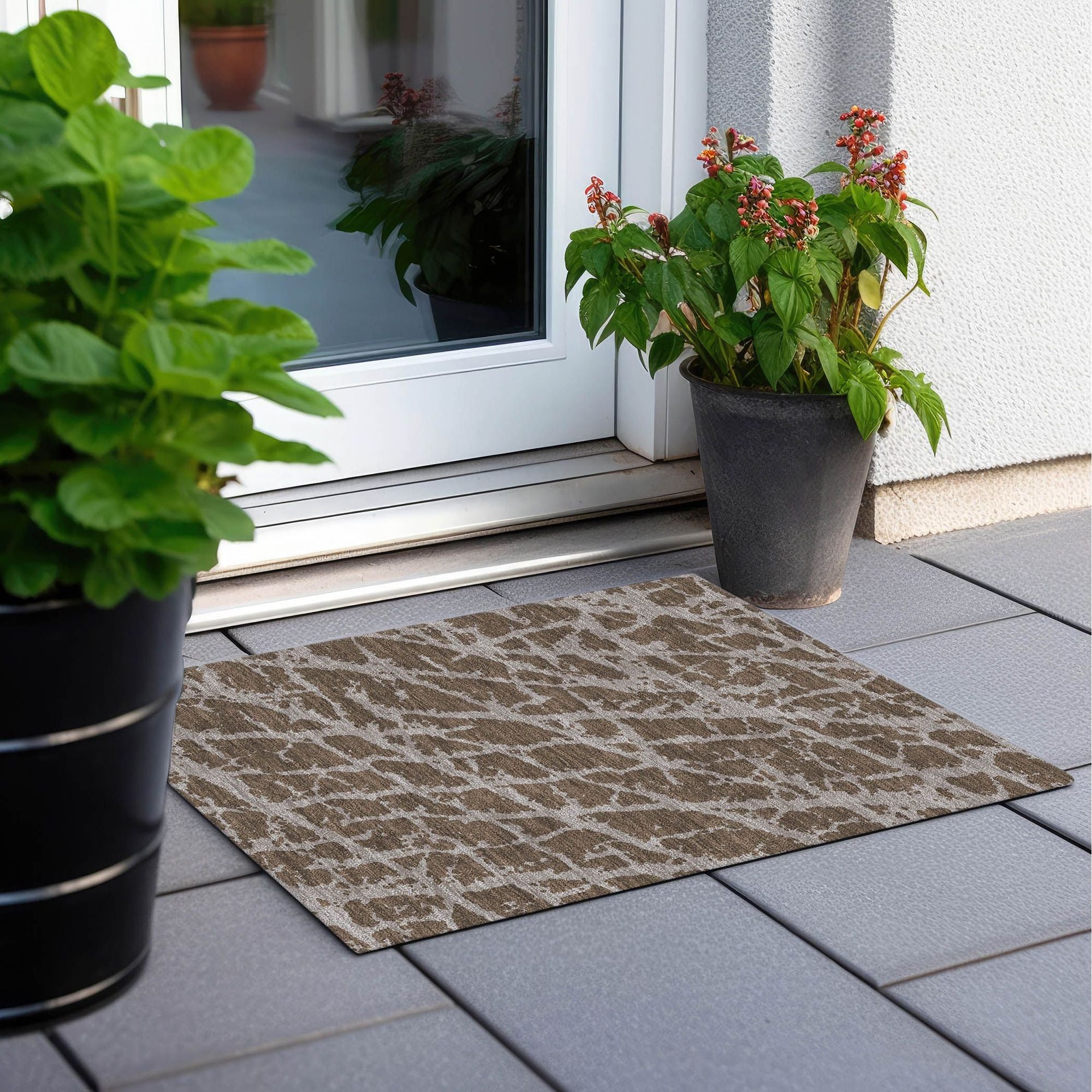 Machine Made ACN501 Brown  Rugs #color_brown 
