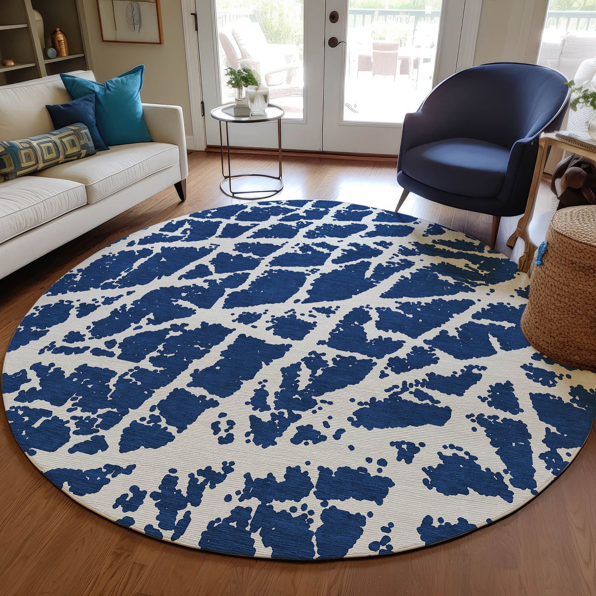 Machine Made ACN501 Navy Blue Rugs #color_navy blue