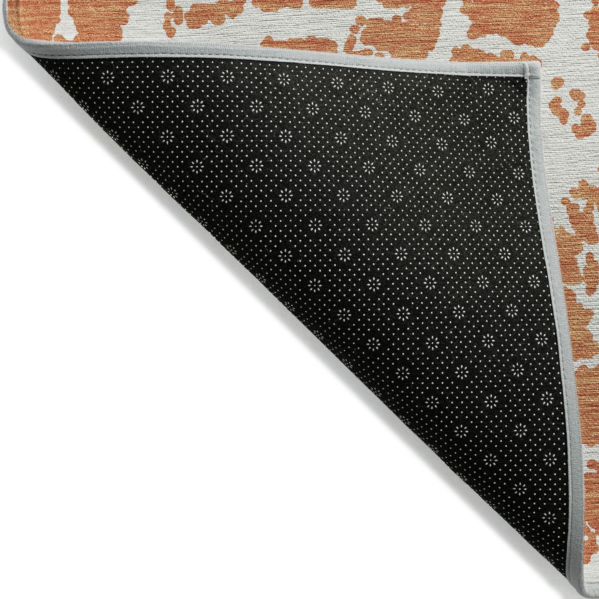 Machine Made ACN501 Orange  Rugs #color_orange 