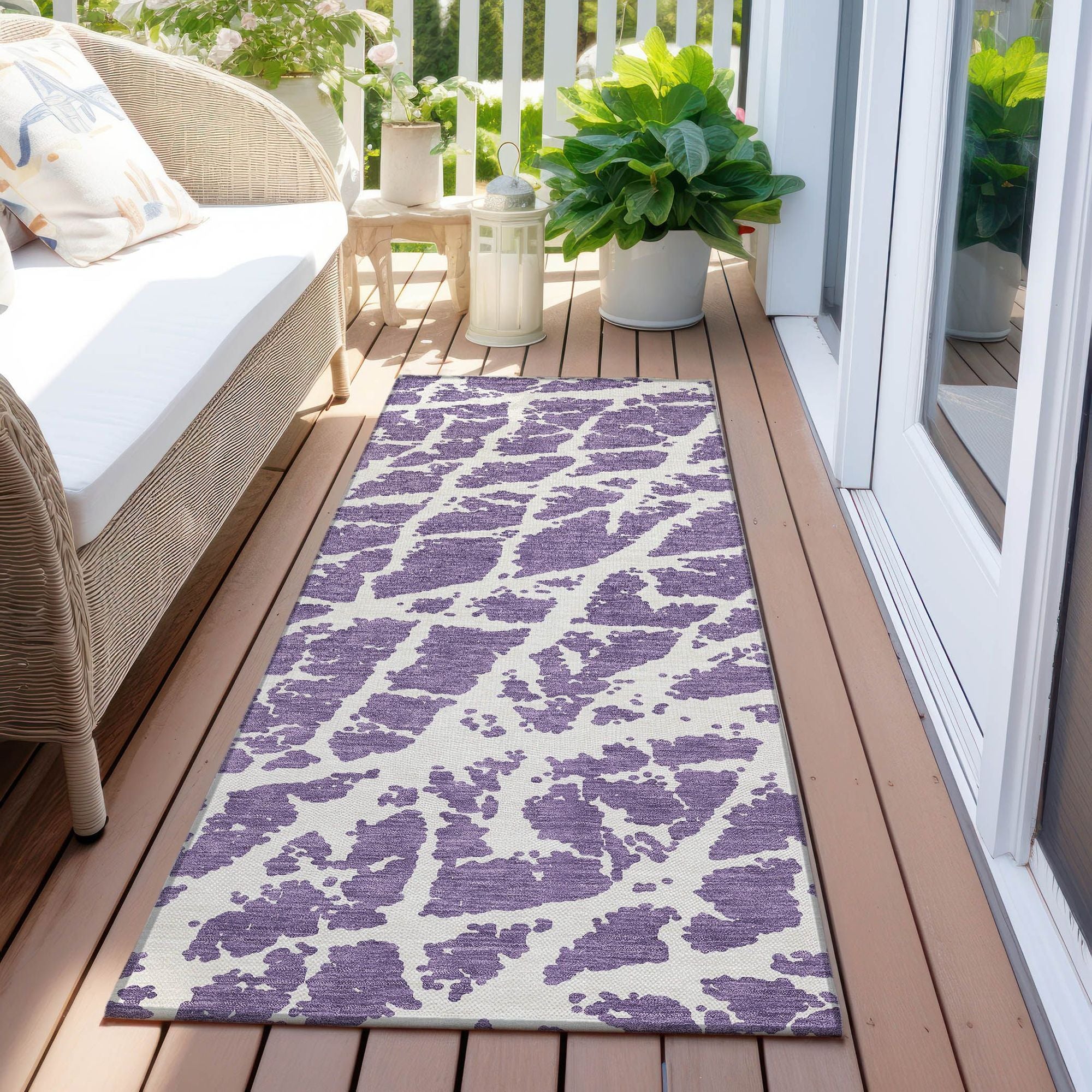 Machine Made ACN501 Purple  Rugs #color_purple 