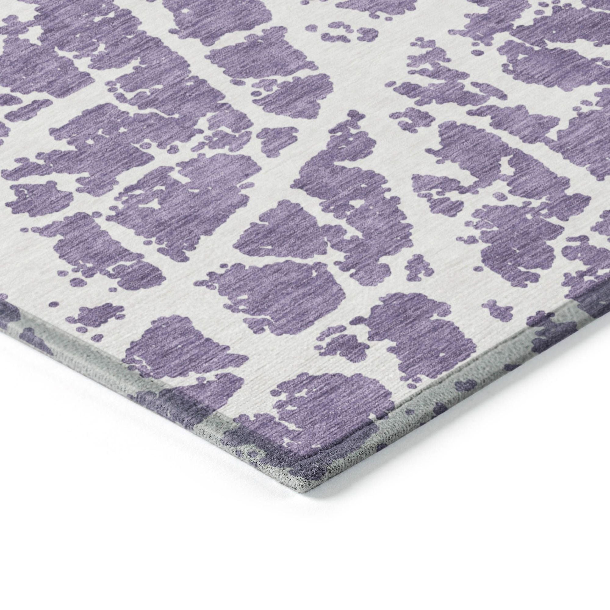 Machine Made ACN501 Purple  Rugs #color_purple 