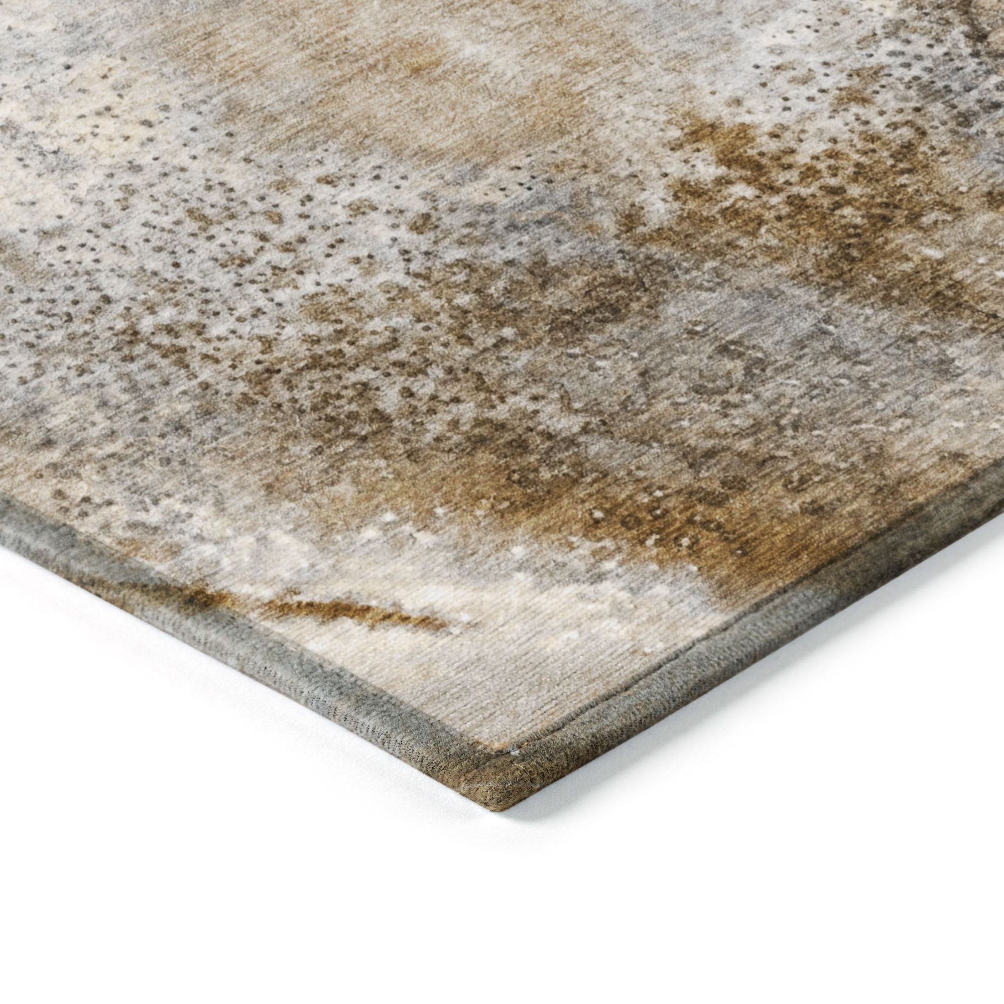 Machine Made ACN505 Brown  Rugs 