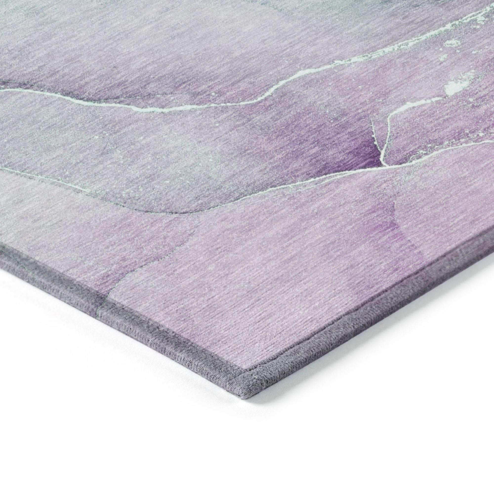 Machine Made ACN508 Aloe Green Rugs 