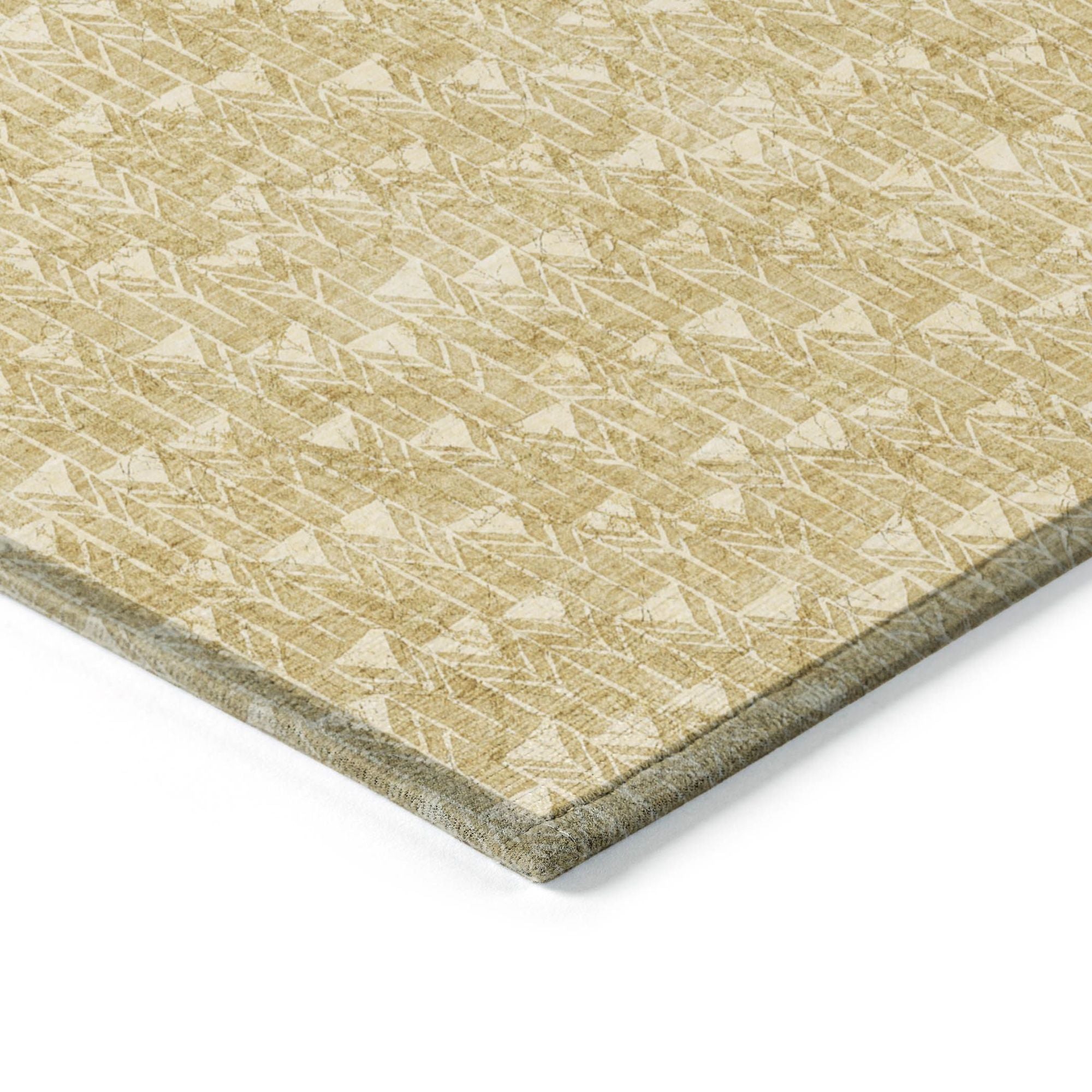 Machine Made ACN514 Gold  Rugs 