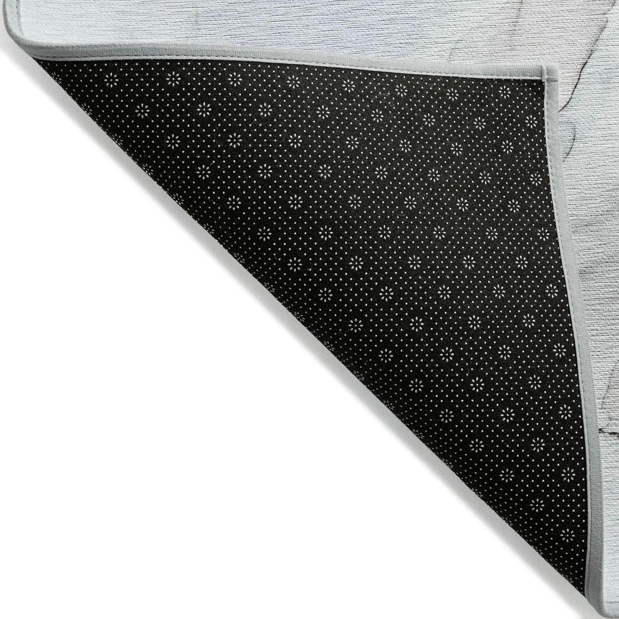 Machine Made ACN515 Blue  Rugs 