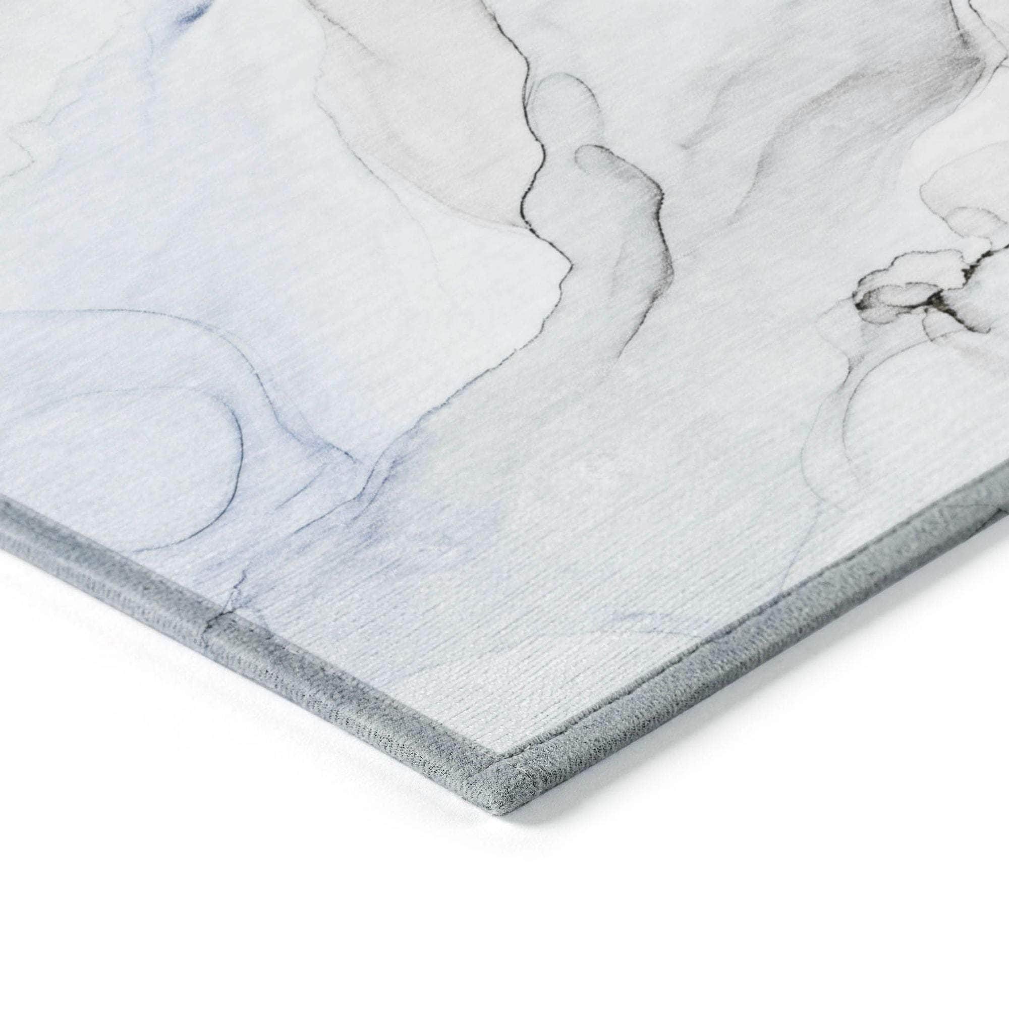 Machine Made ACN515 Blue  Rugs 
