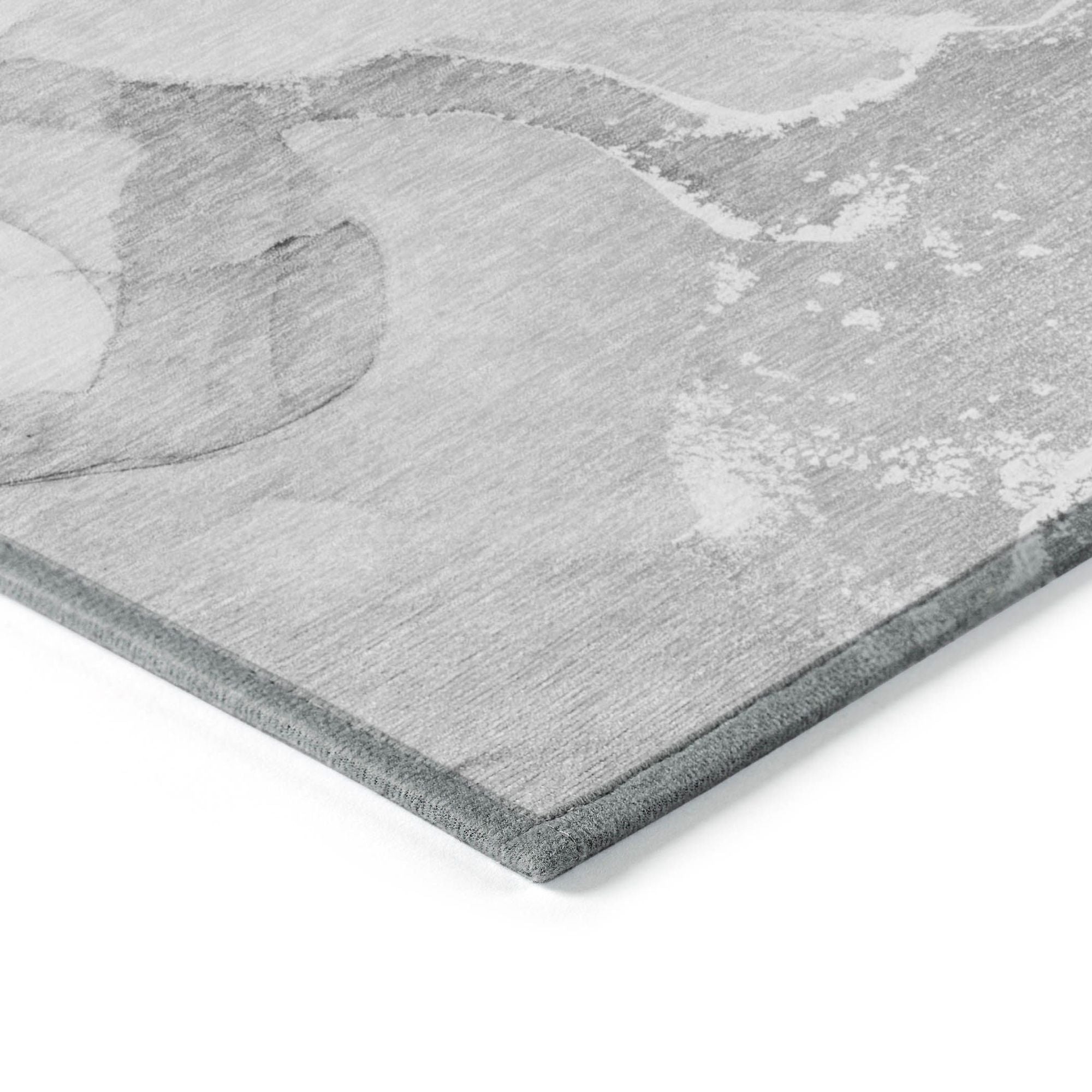 Machine Made ACN517 Gray  Rugs 