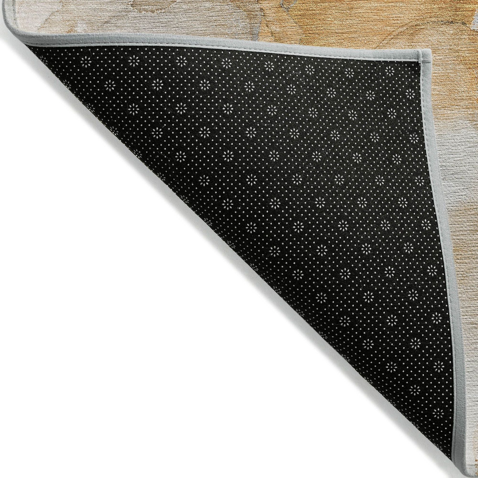 Machine Made ACN526 Orange  Rugs 