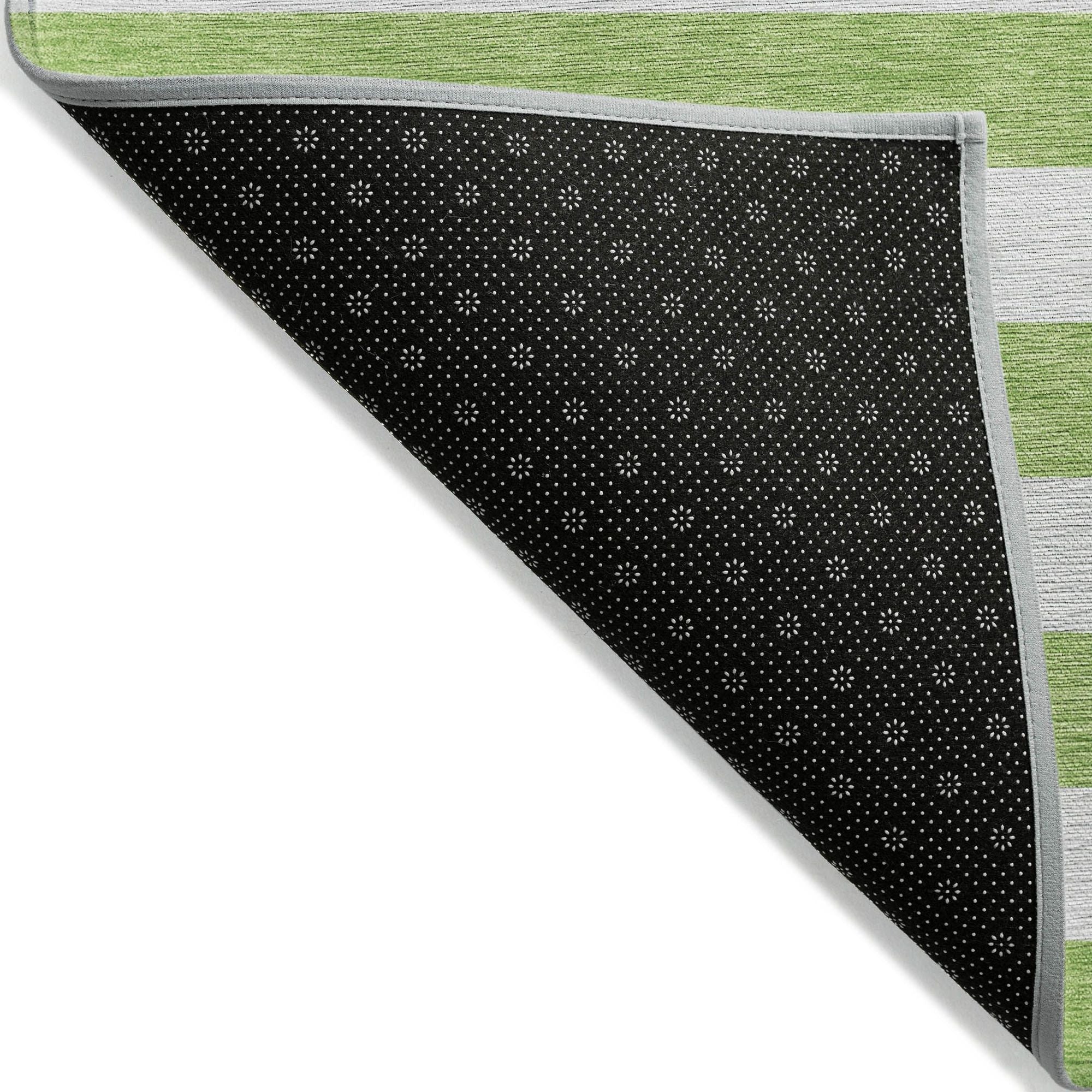 Machine Made ACN528 Lime Green Rugs 
