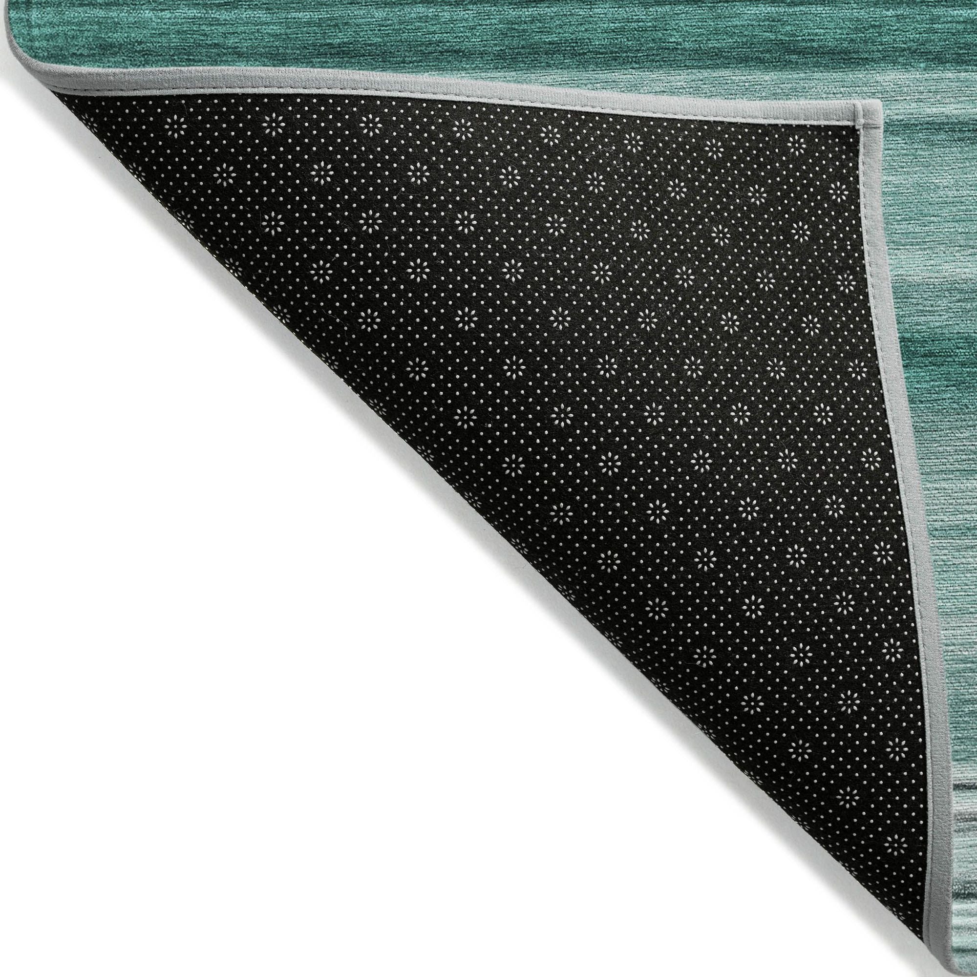 Machine Made ACN529 Aqua Teal Rugs 