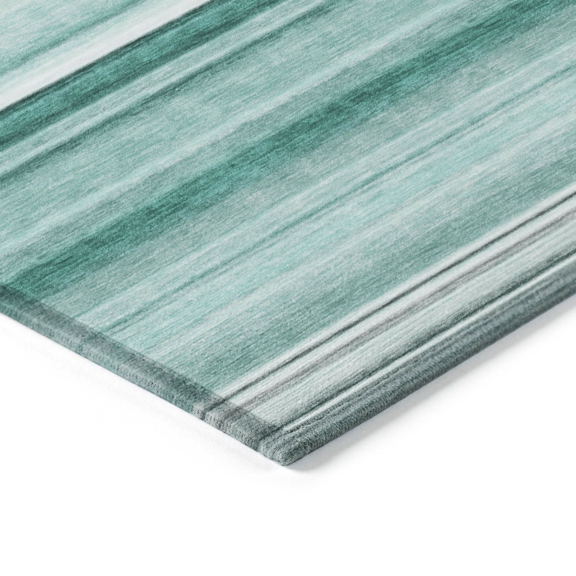Machine Made ACN529 Aqua Teal Rugs 