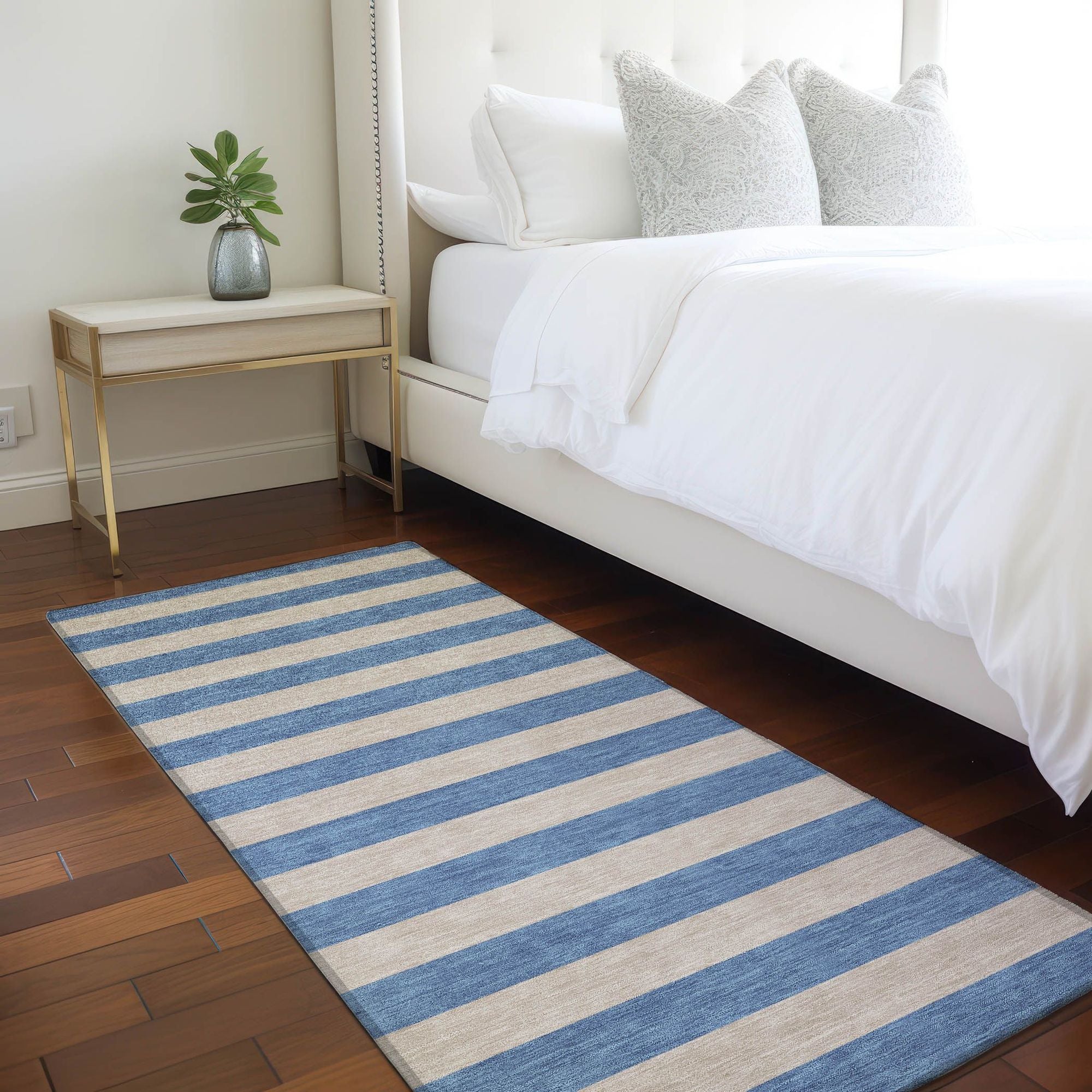 Machine Made ACN530 Tan Brown Rugs 