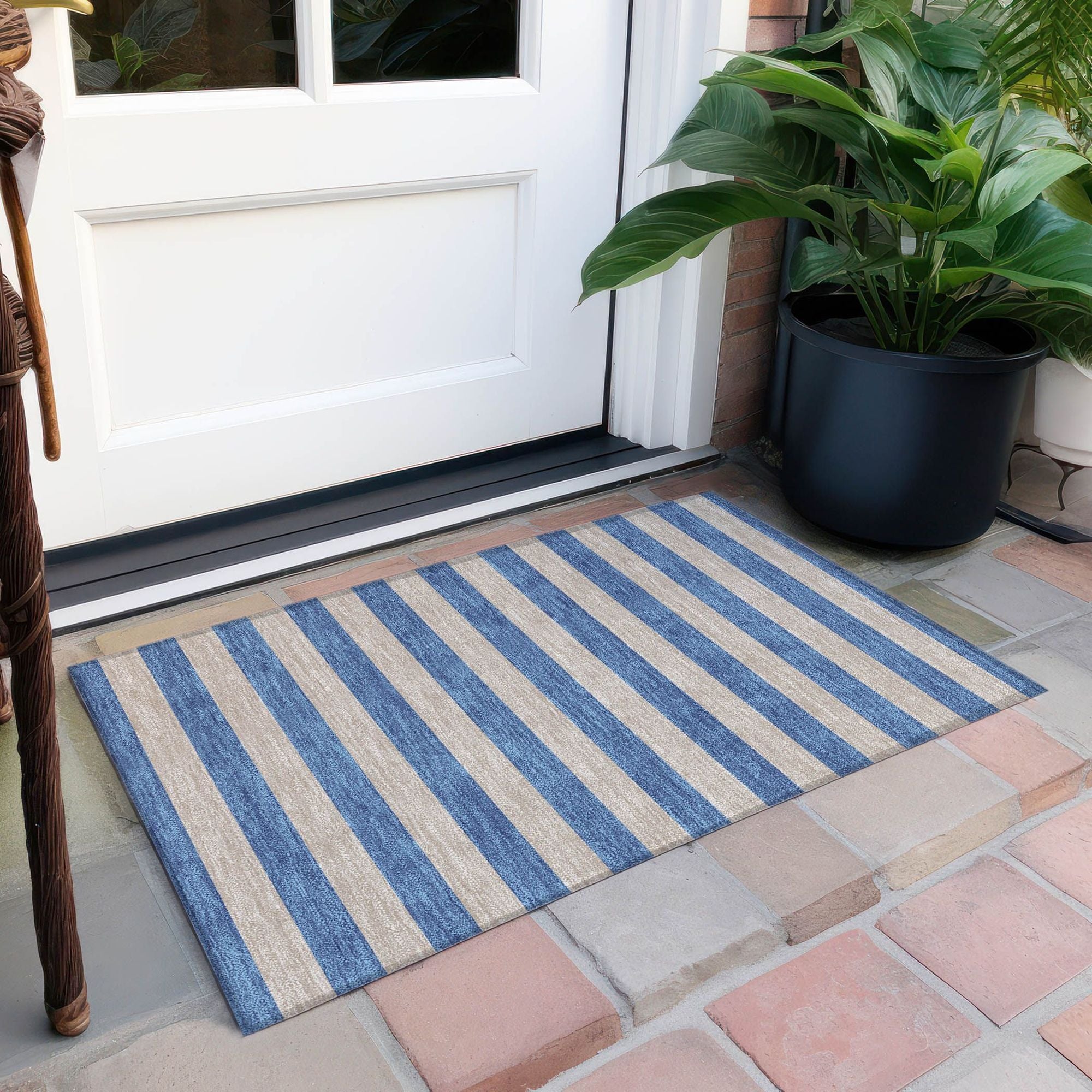 Machine Made ACN530 Tan Brown Rugs 