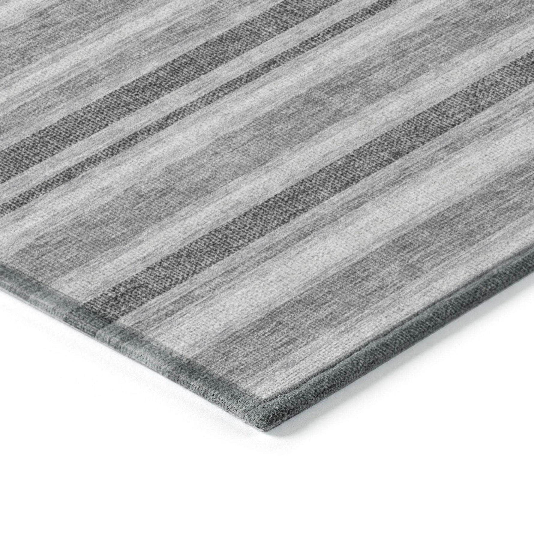Machine Made ACN531 Silver Gray Rugs 