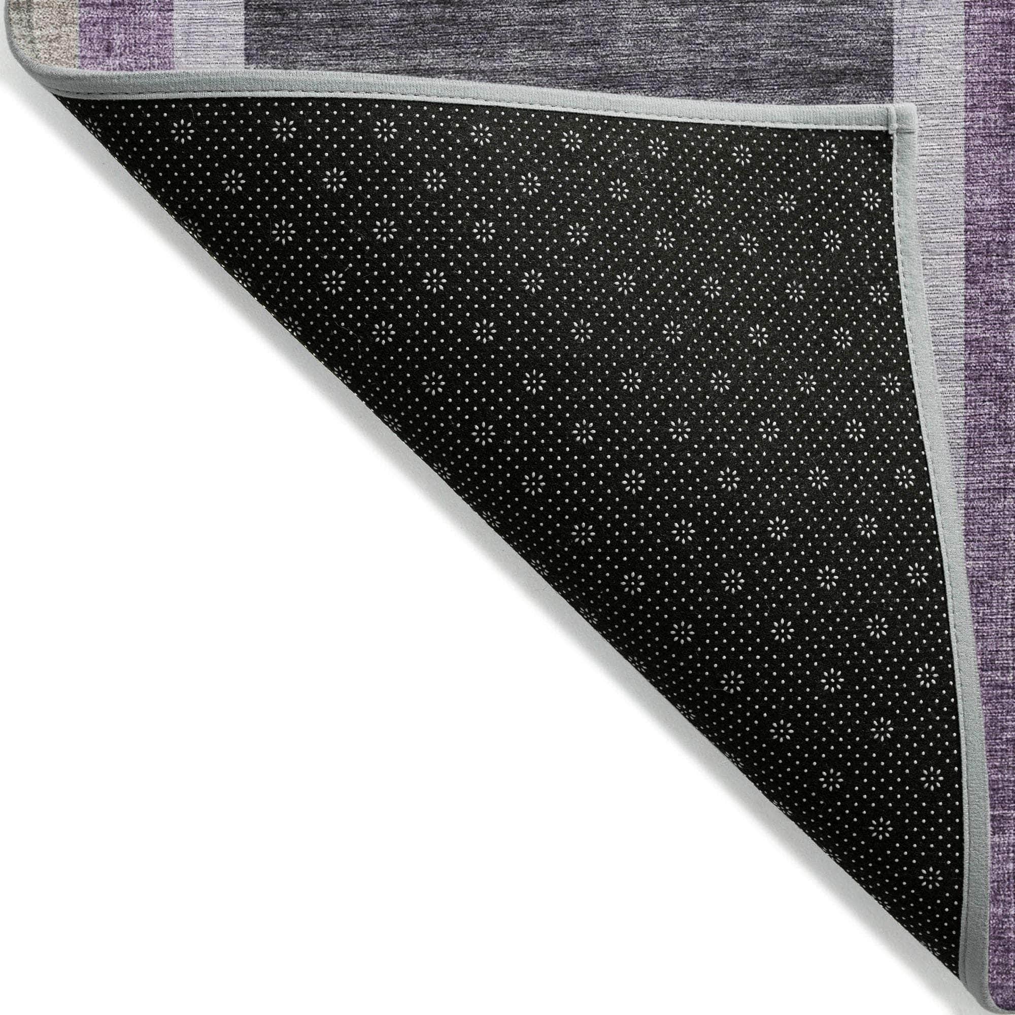 Machine Made ACN532 Purple  Rugs 