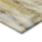 Machine Made ACN537 Taupe Brown Rugs 