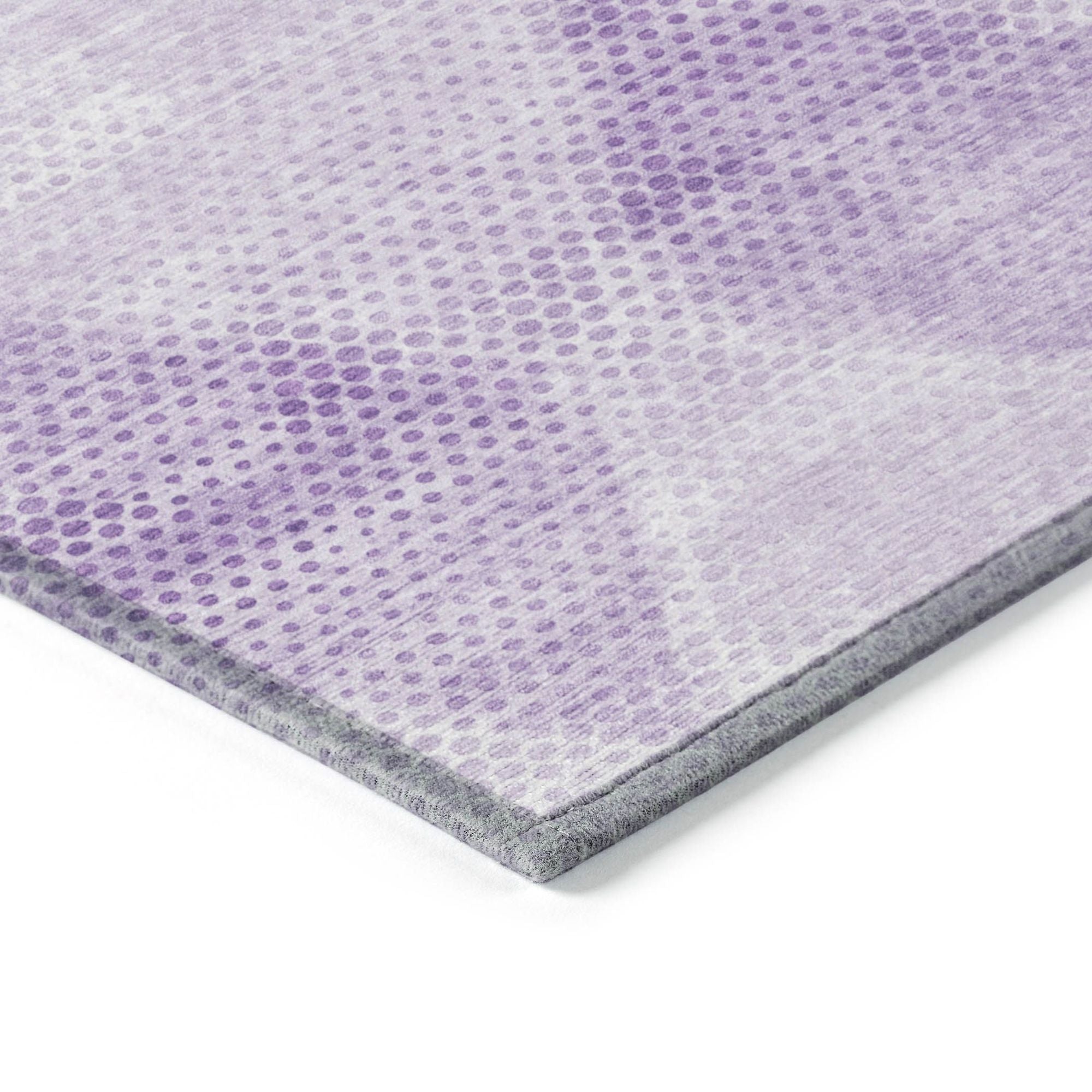 Machine Made ACN539 Lavender Purple Rugs 
