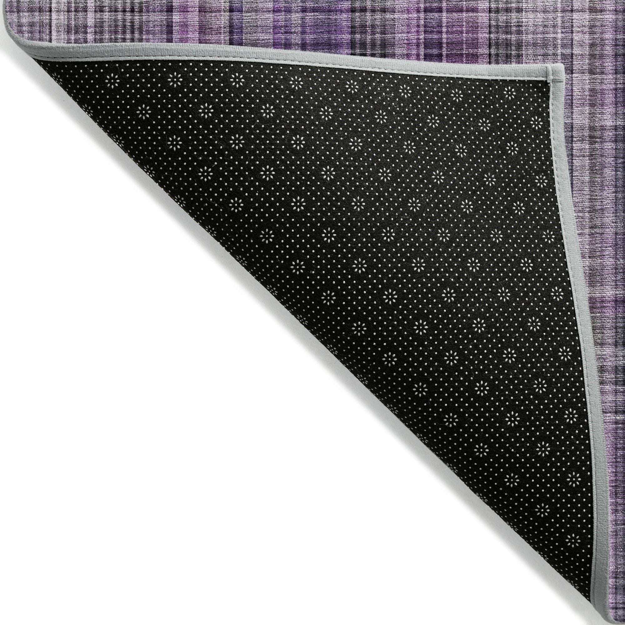 Machine Made ACN541 Purple  Rugs 