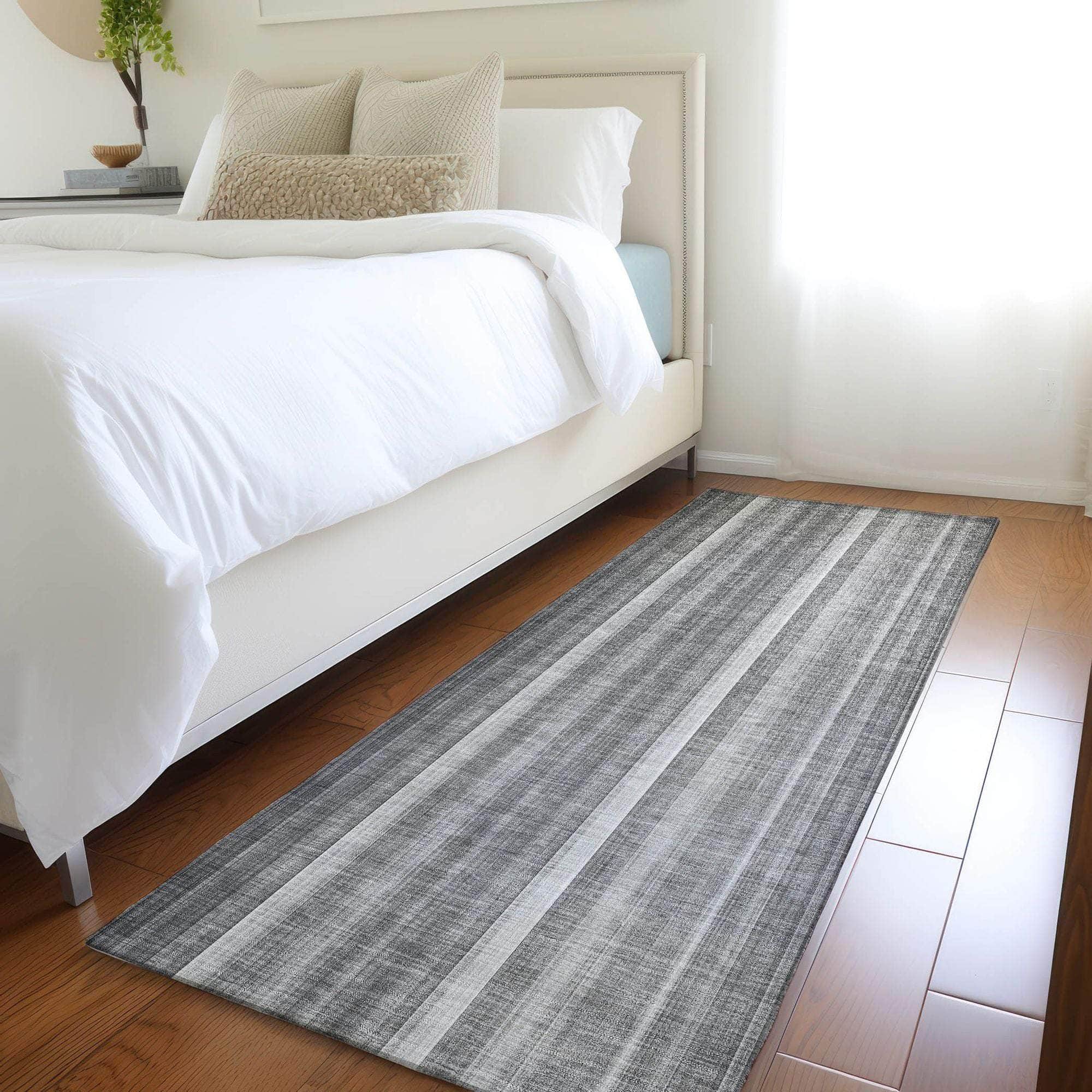 Machine Made ACN543 Gray  Rugs 