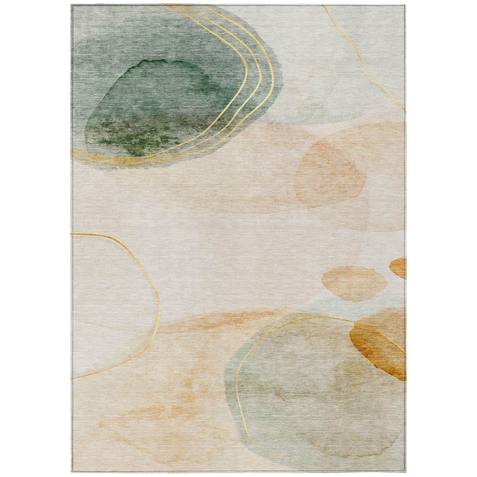 Machine Made ACN545 Beige Brown Rugs #color_beige brown