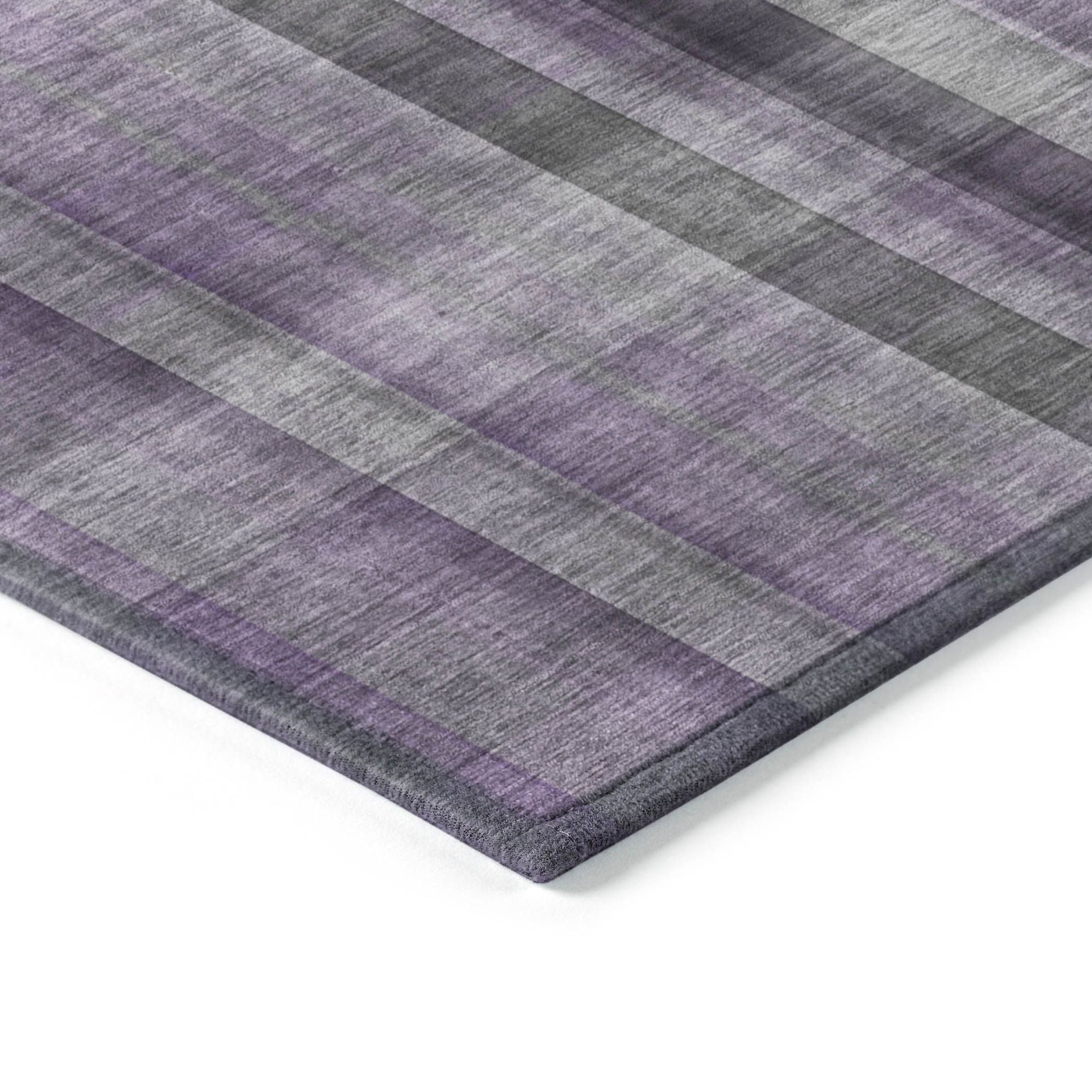 Machine Made ACN548 Purple  Rugs 