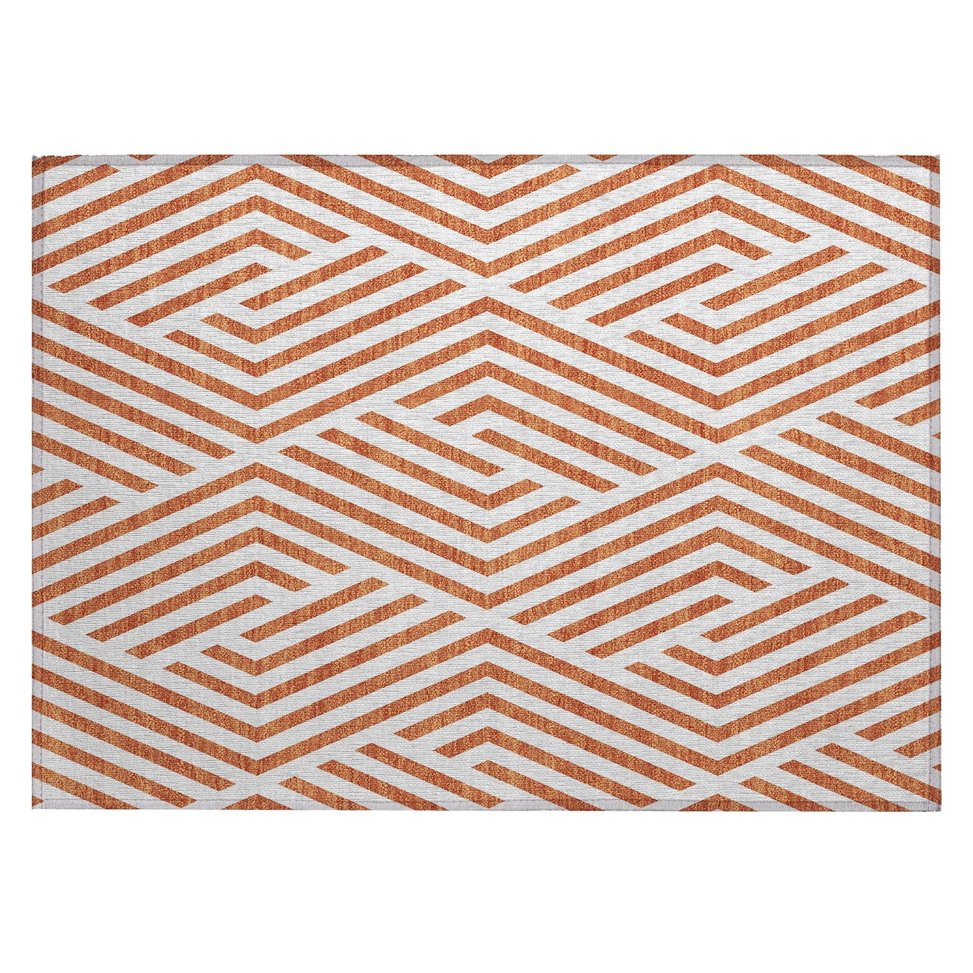 Machine Made ACN550 Paprika Orange Rugs #color_paprika orange