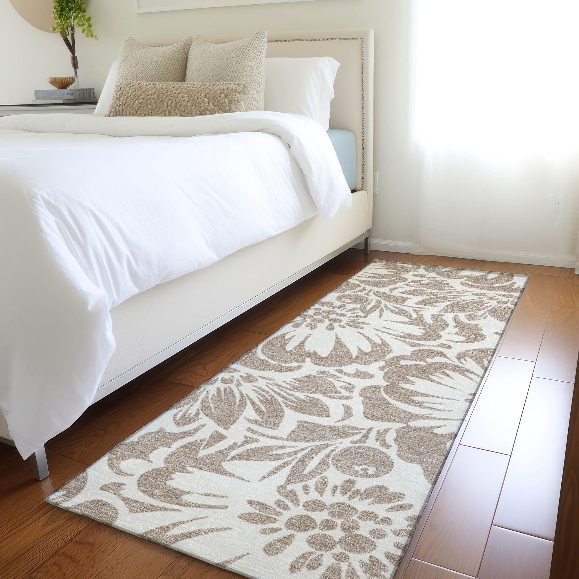 Machine Made ACN551 Taupe Brown Rugs #color_taupe brown