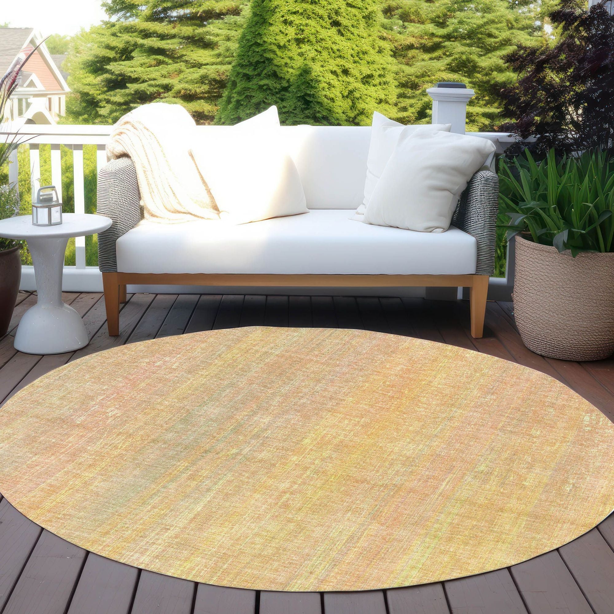 Machine Made ACN552 Blush Pink Rugs 