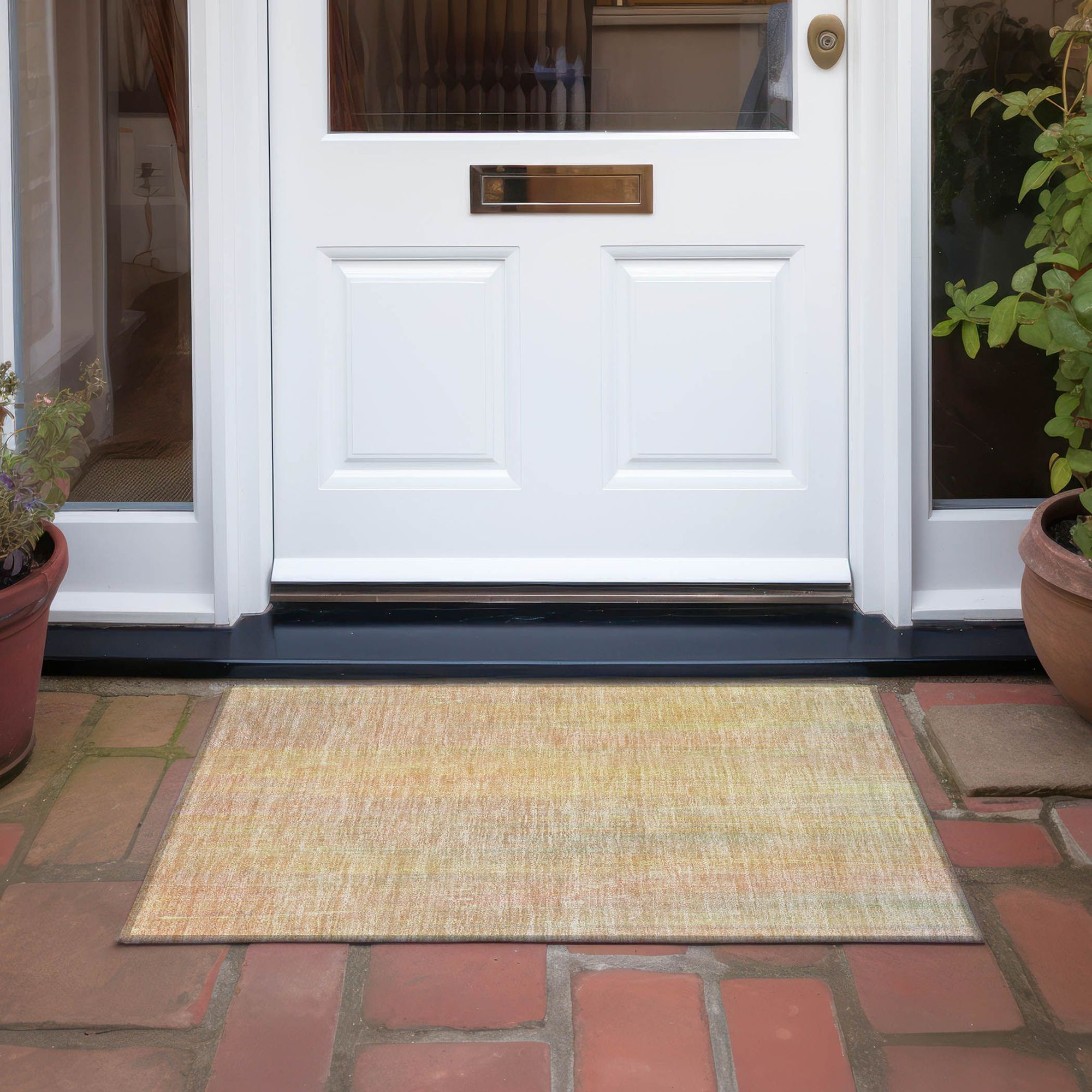 Machine Made ACN552 Blush Pink Rugs 