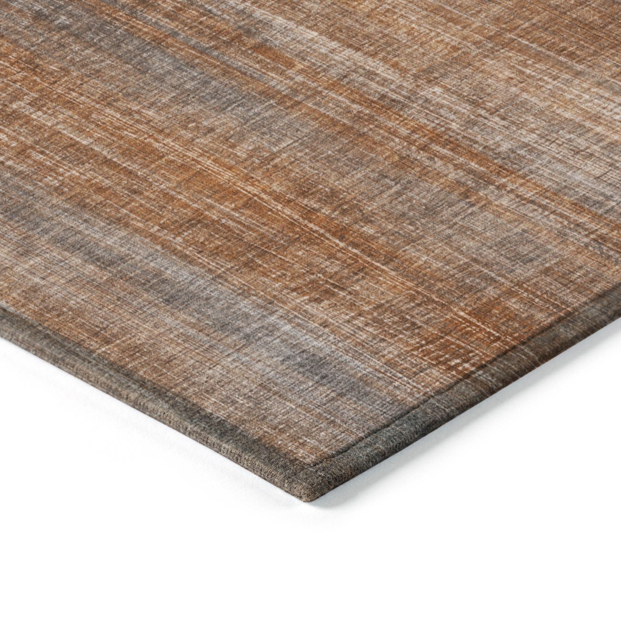 Machine Made ACN552 Paprika Orange Rugs 