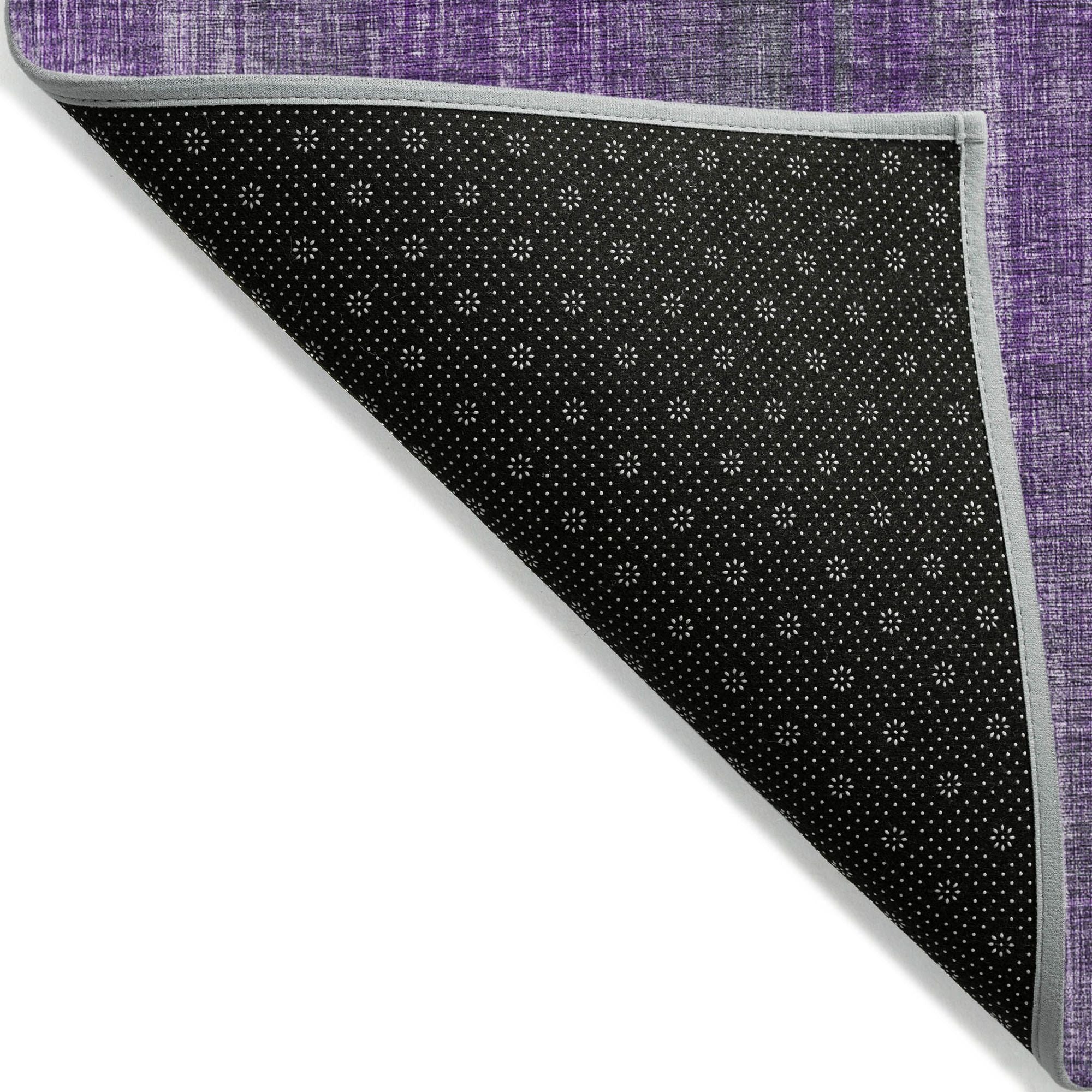 Machine Made ACN552 Purple  Rugs 