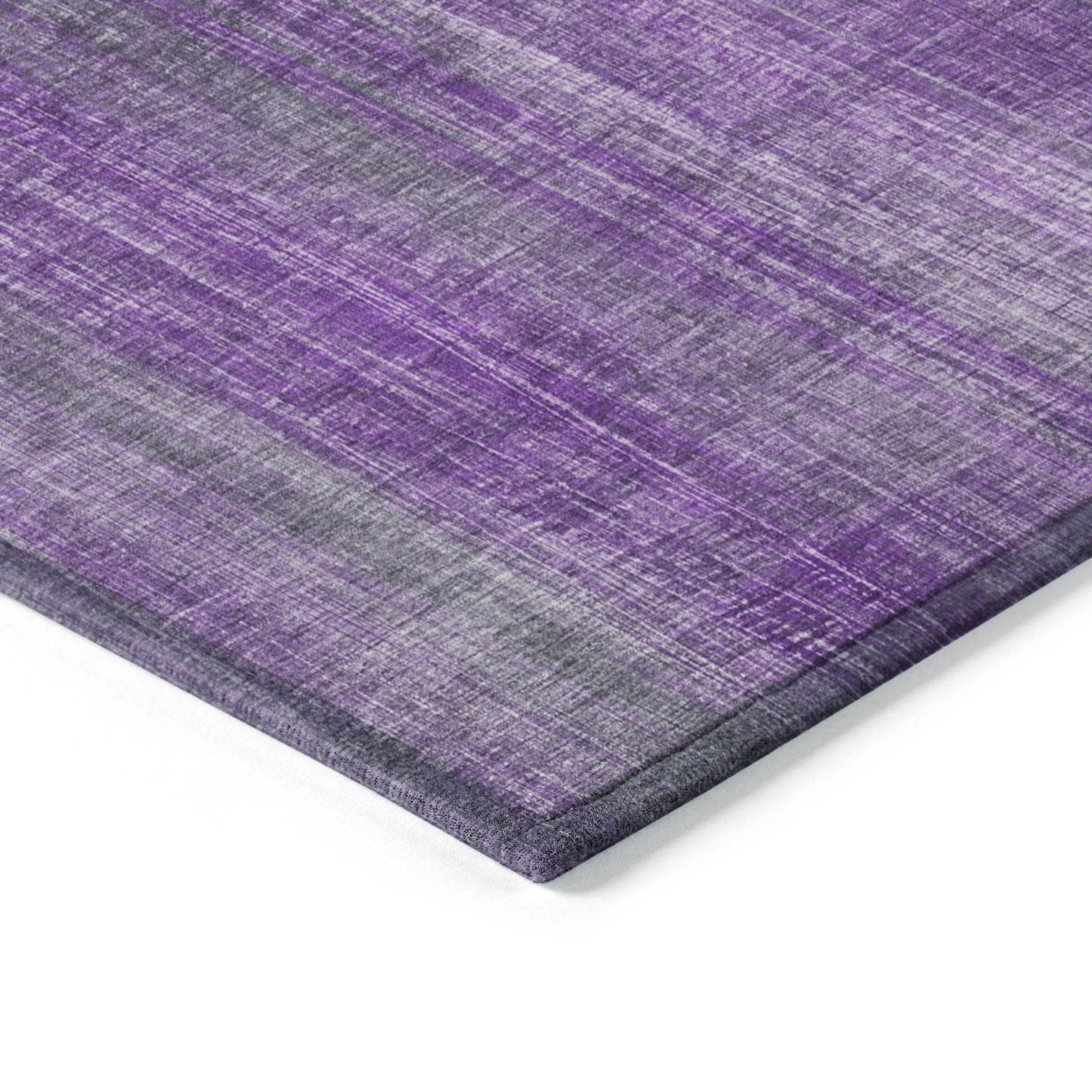 Machine Made ACN552 Purple  Rugs 