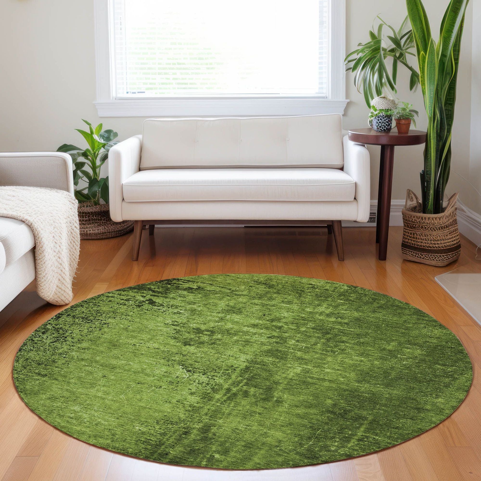 Machine Made ACN554 Green  Rugs 