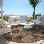 Machine Made ACN555 Terracotta Orange Rugs 