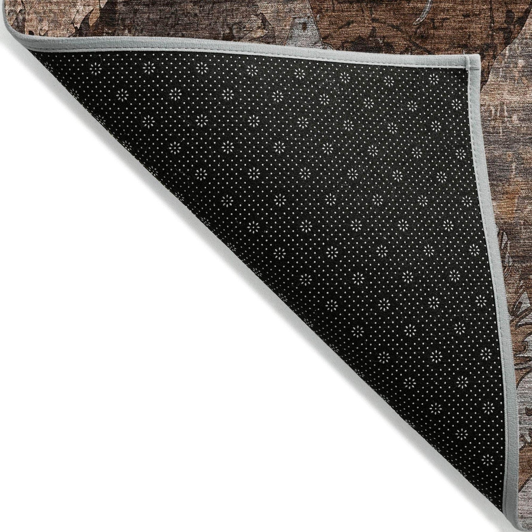 Machine Made ACN555 Terracotta Orange Rugs 