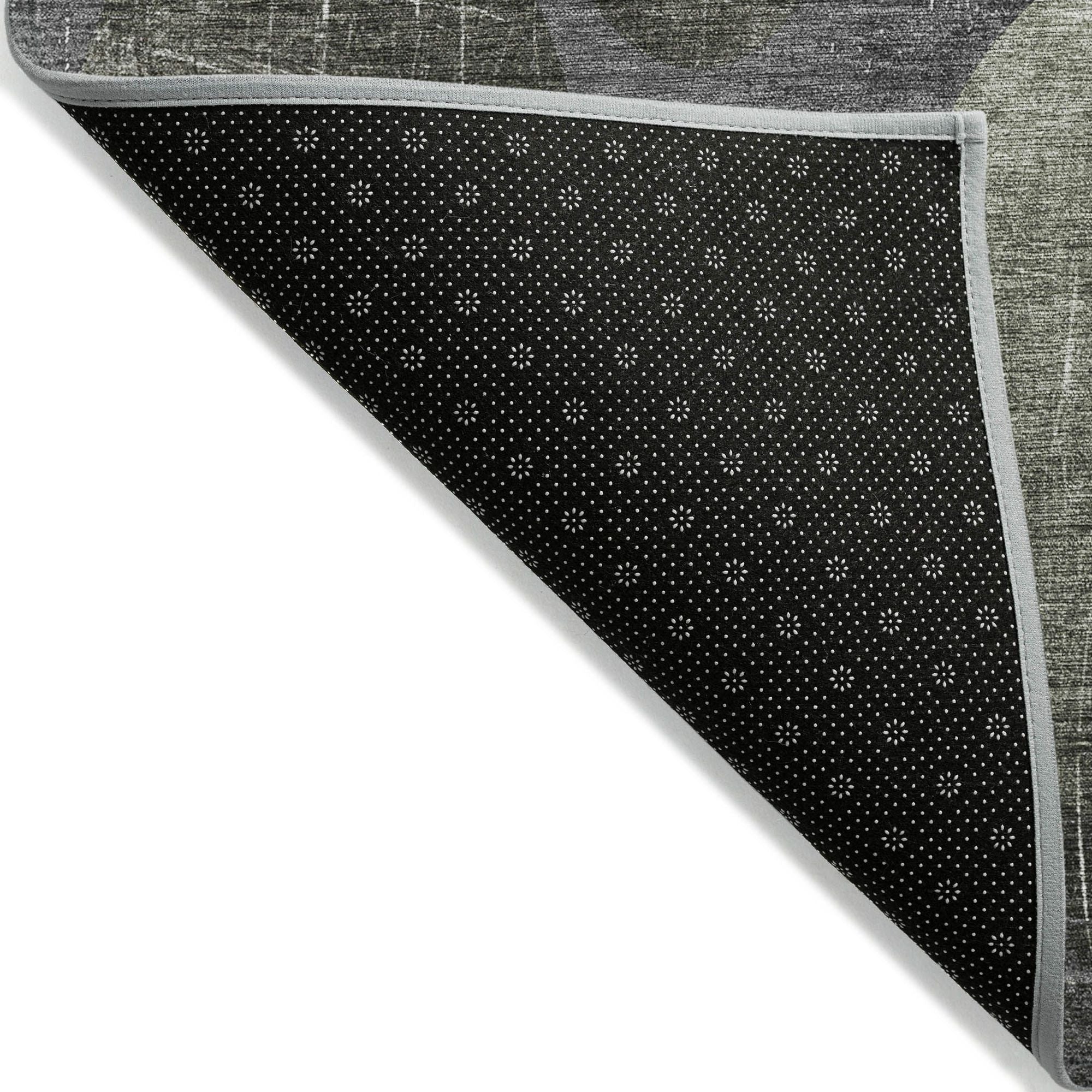 Machine Made ACN556 Green  Rugs 