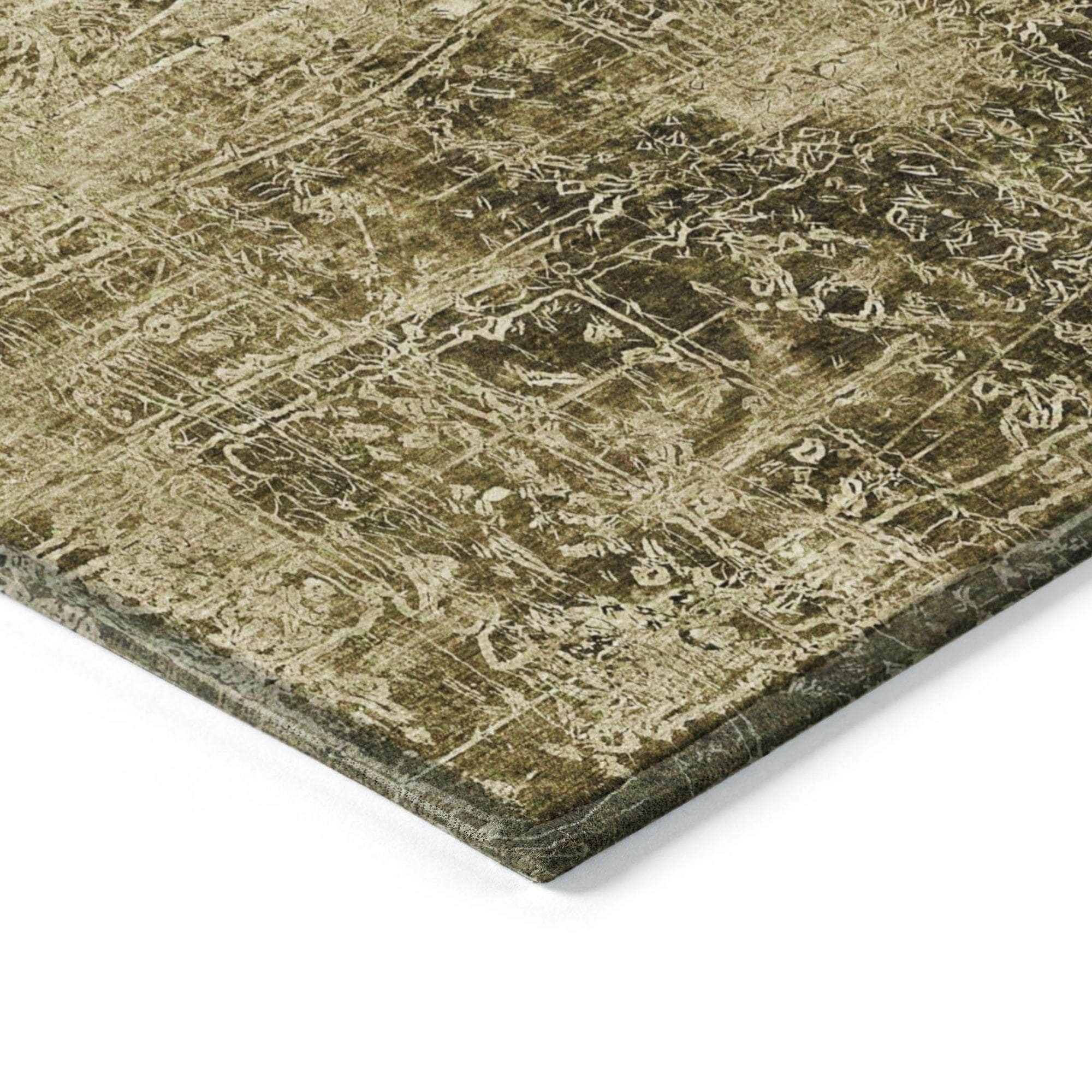 Machine Made ACN559 Brown  Rugs 