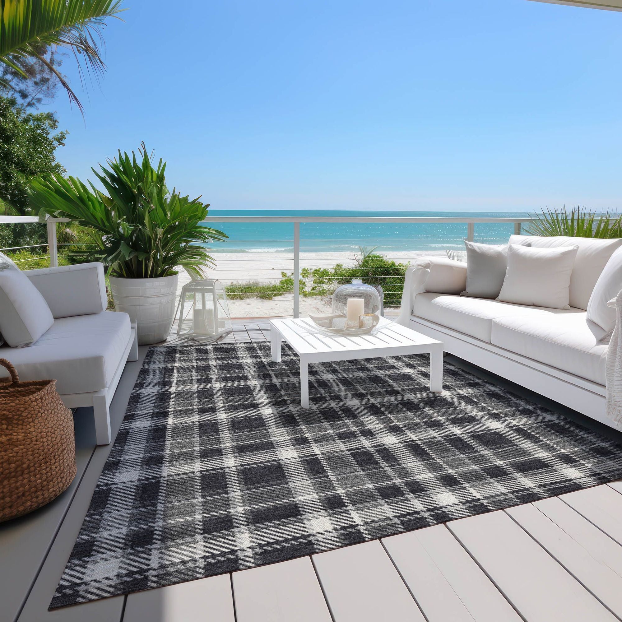 Machine Made ACN563 Black  Rugs #color_black 