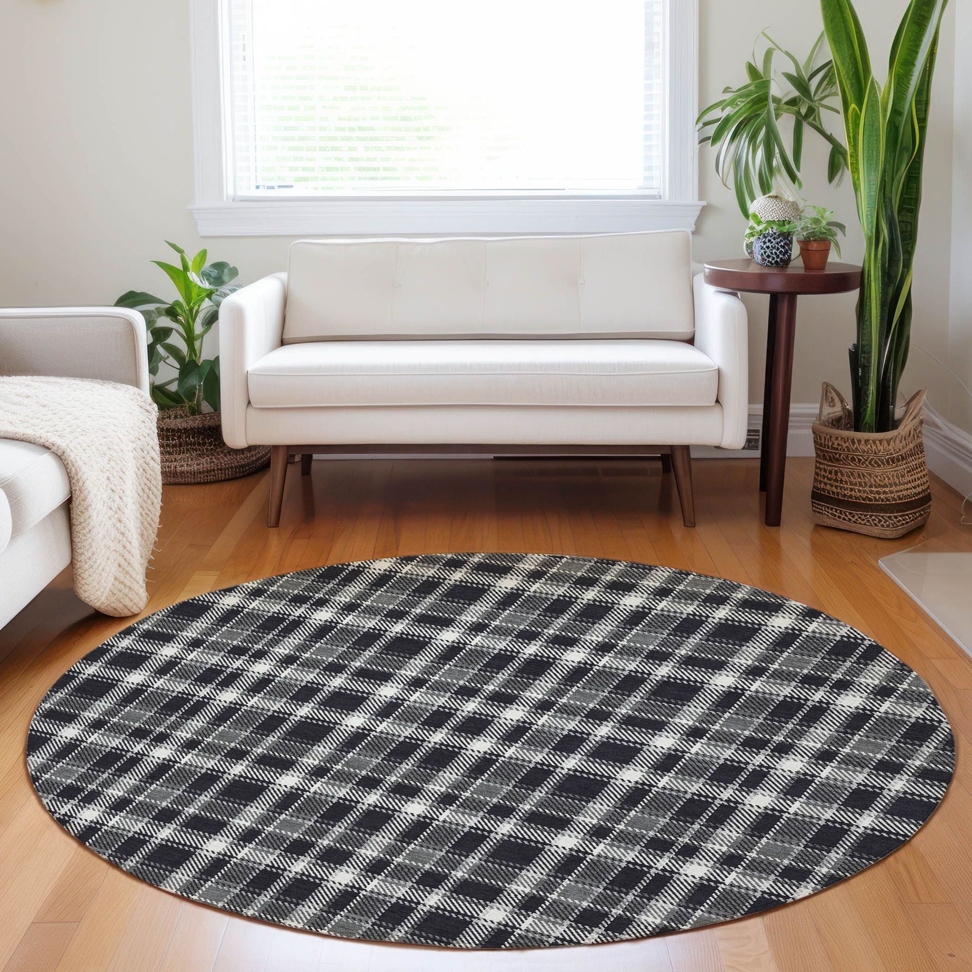 Machine Made ACN563 Black  Rugs #color_black 