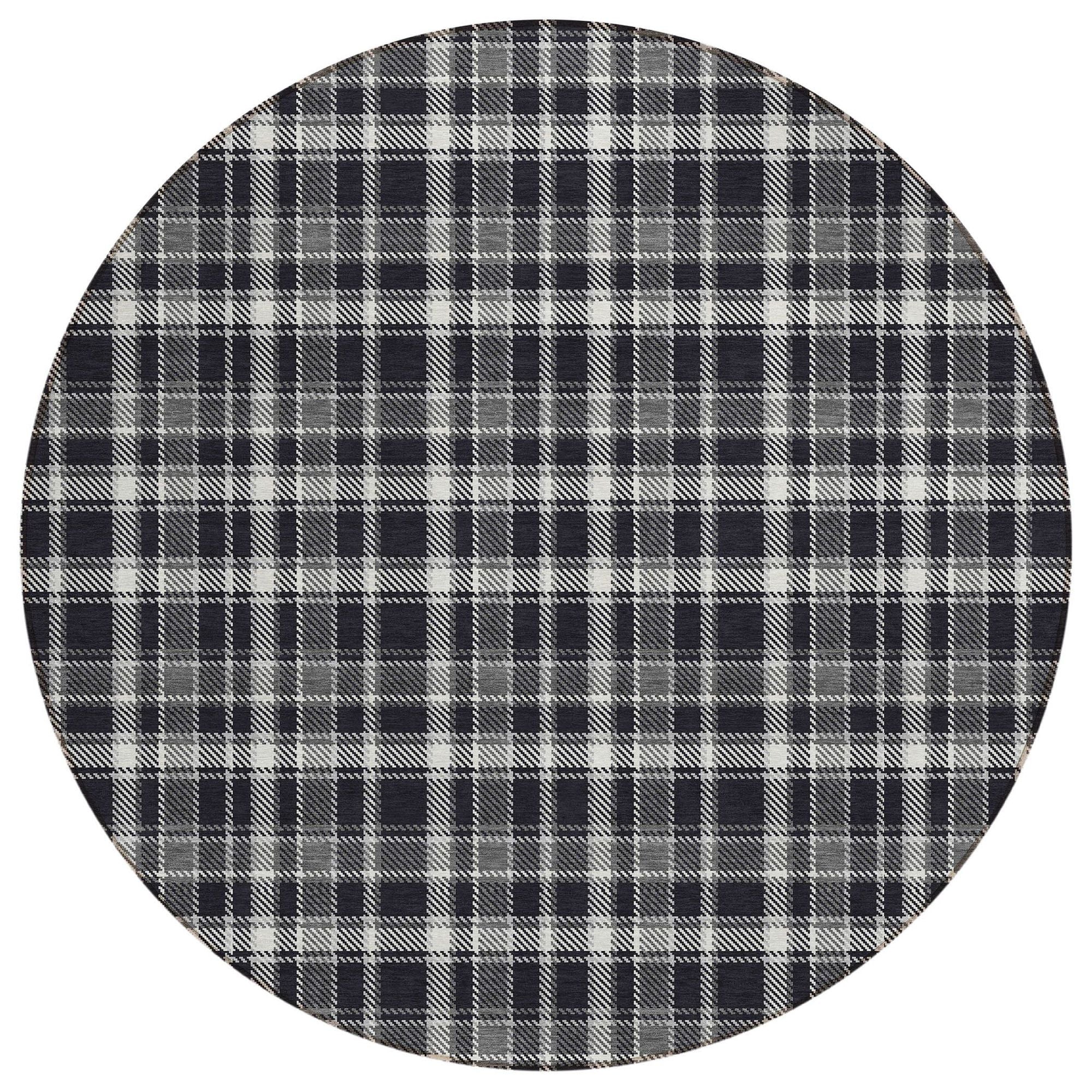 Machine Made ACN563 Black  Rugs #color_black 