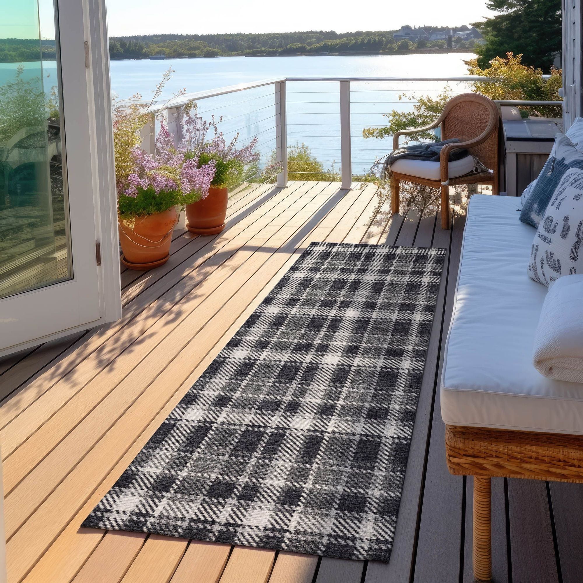 Machine Made ACN563 Black  Rugs #color_black 