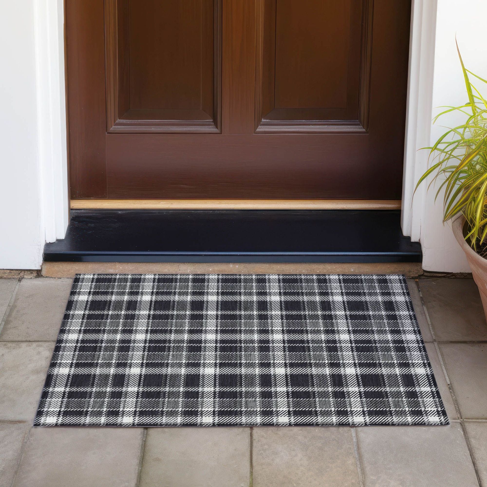 Machine Made ACN563 Black  Rugs #color_black 