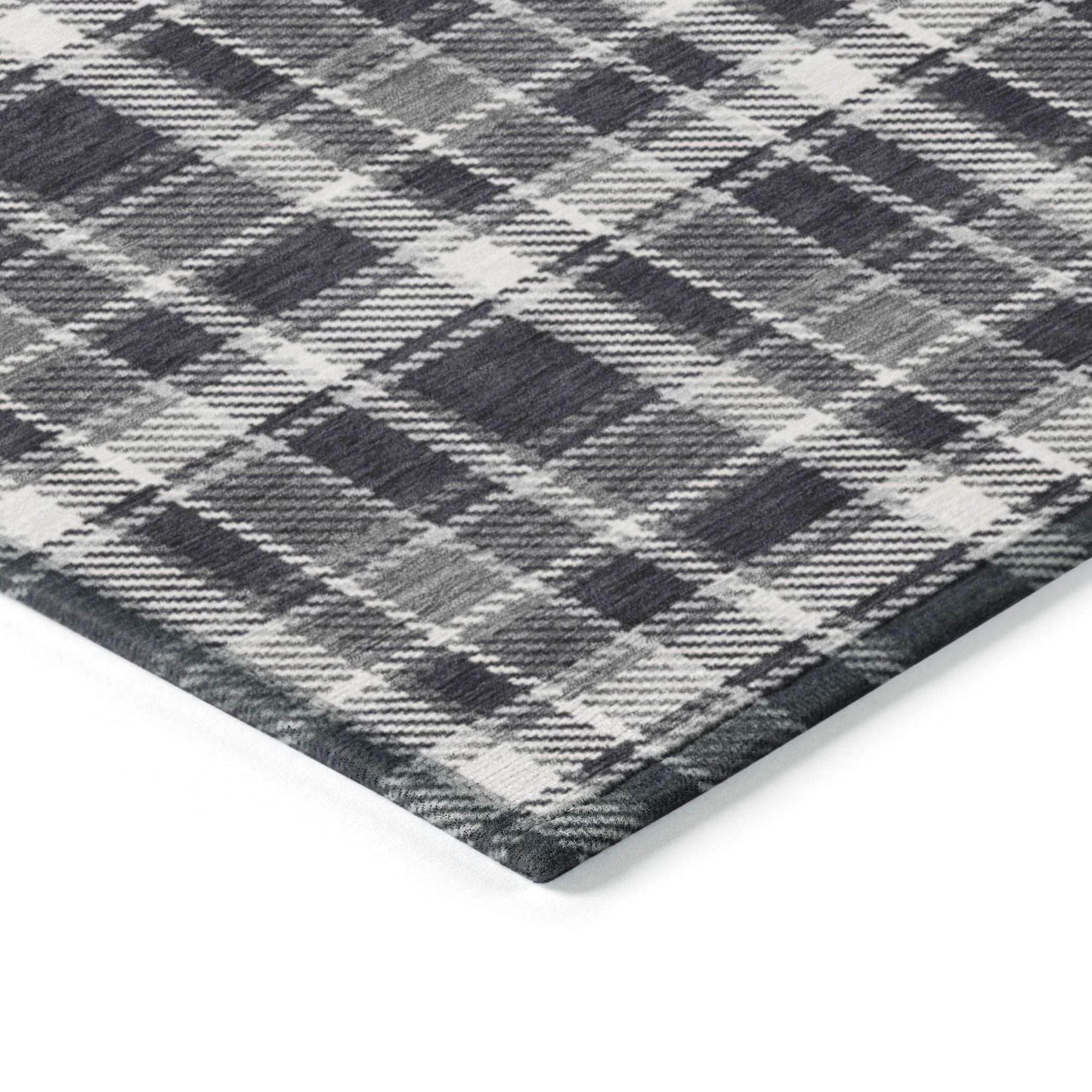 Machine Made ACN563 Black  Rugs #color_black 