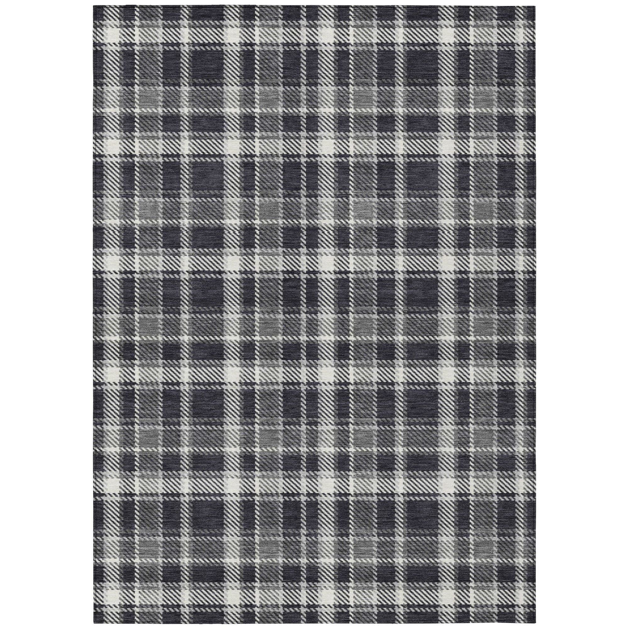 Machine Made ACN563 Black  Rugs #color_black 